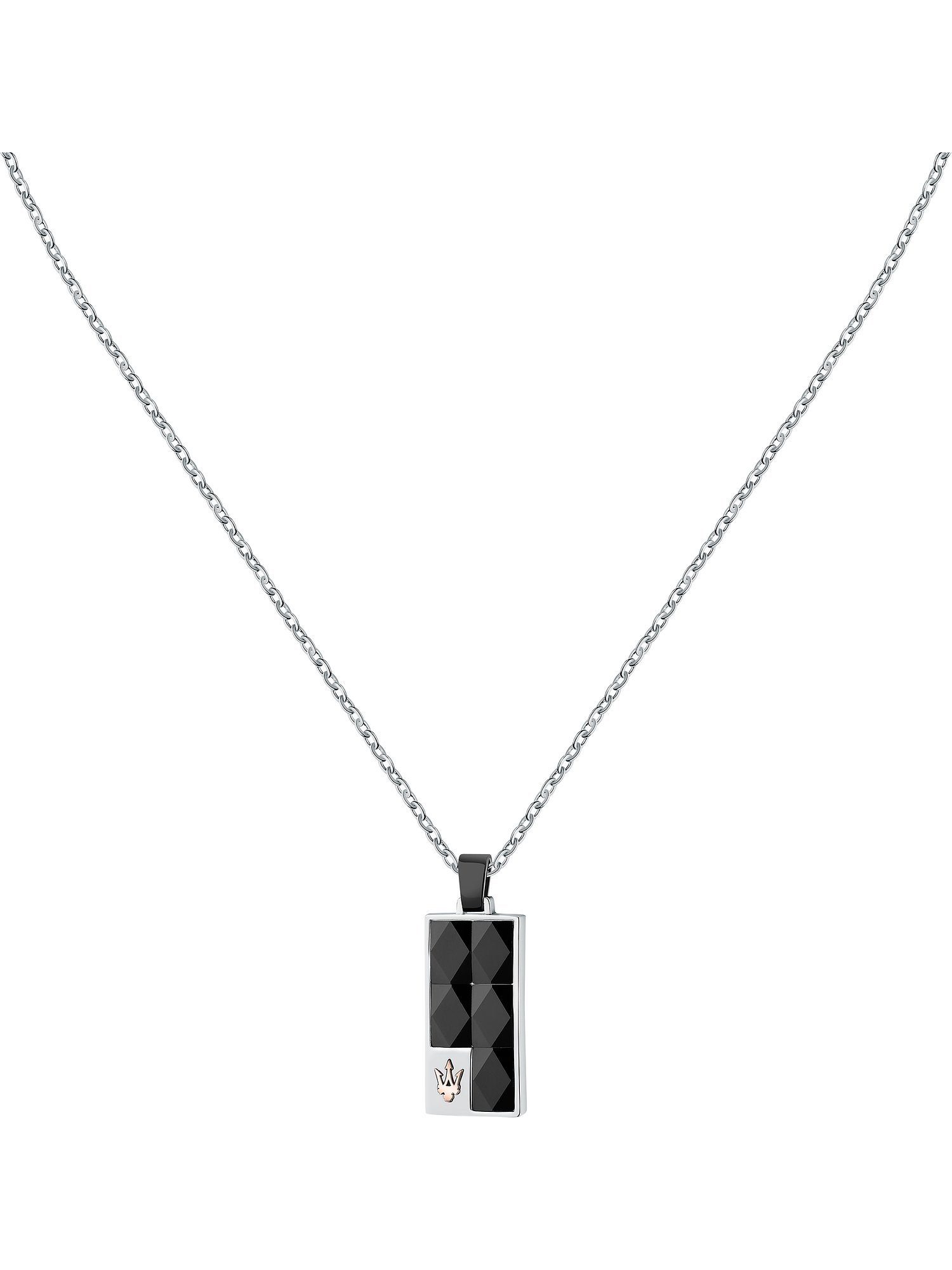 MASERATI Edelstahlkette Maserati Herren-Kette Edelstahl, Keramik günstig online kaufen