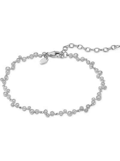FAVS Silberarmband »FAVS Damen-Armband 925er Silber 9 Zirkonia«