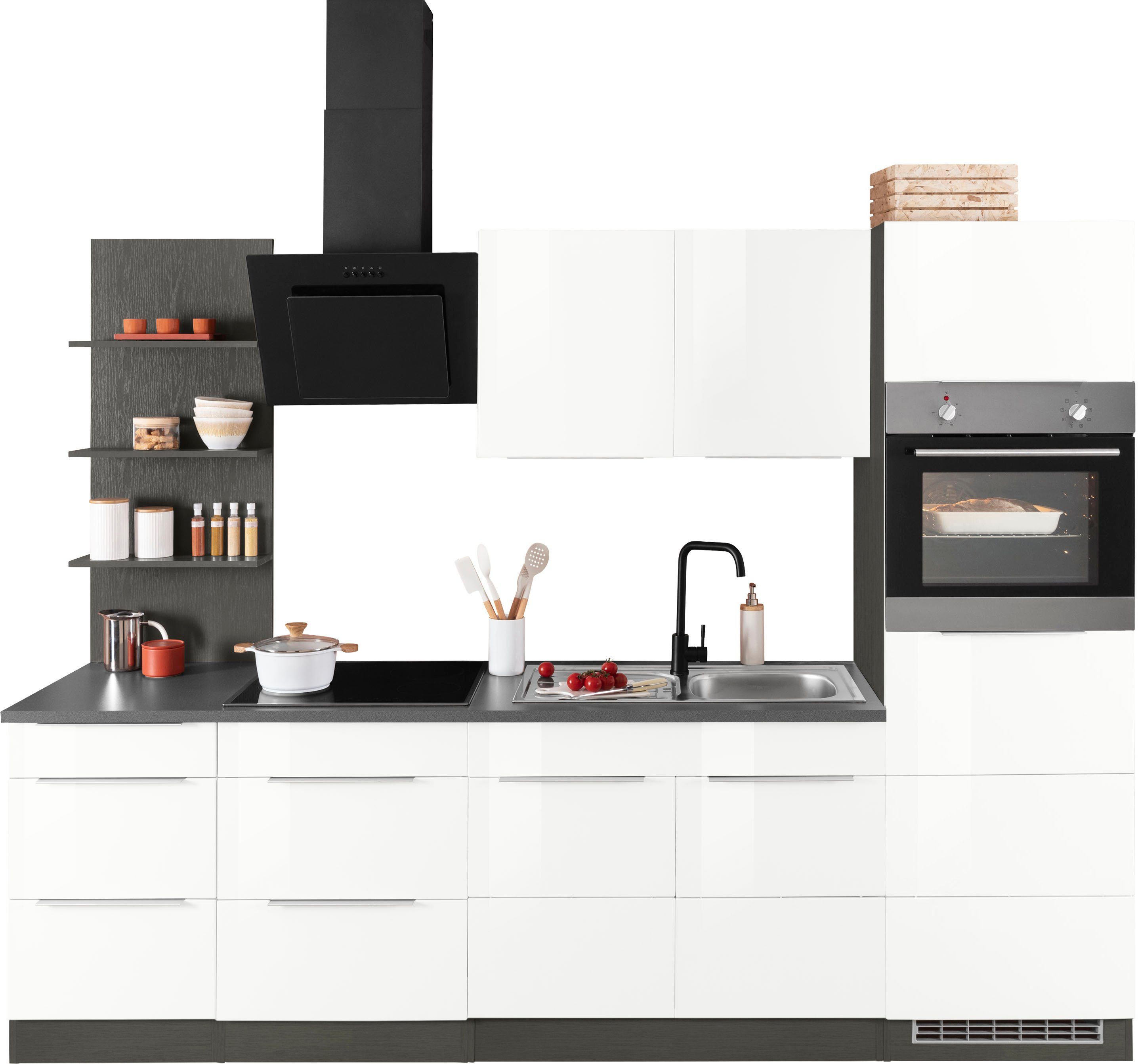 KOCHSTATION Küchenzeile KS-Brindisi Breite 270 cm, günstig online kaufen