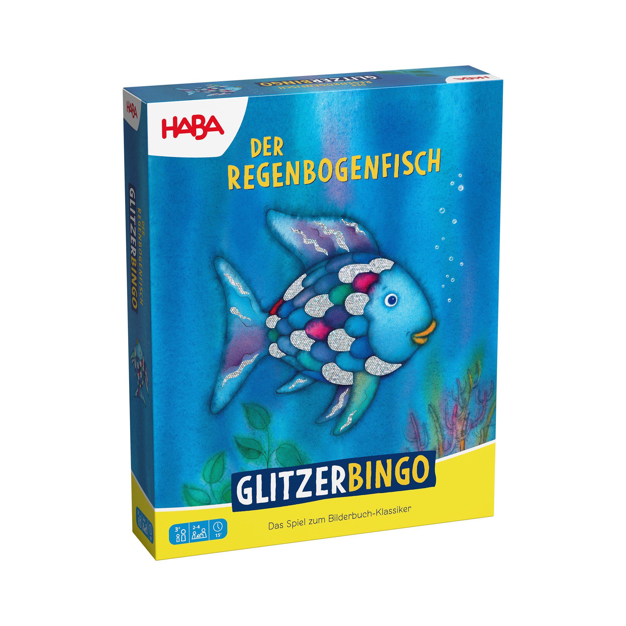 Haba Spiel Der Regenbogenfisch – Glitzer-Bingo, Kinderspiel