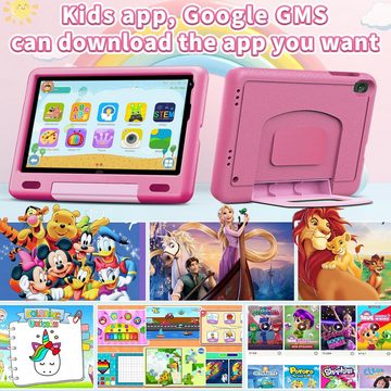 XUEMI Kinder's 4000 mAh Quad Core Prozessor Type-C, Elterliche Kontrolle Tablet (8", 128 GB, Android 13, Kinderfreundliches digitales Erlebnis: Leistung, Lernen und Schutz)