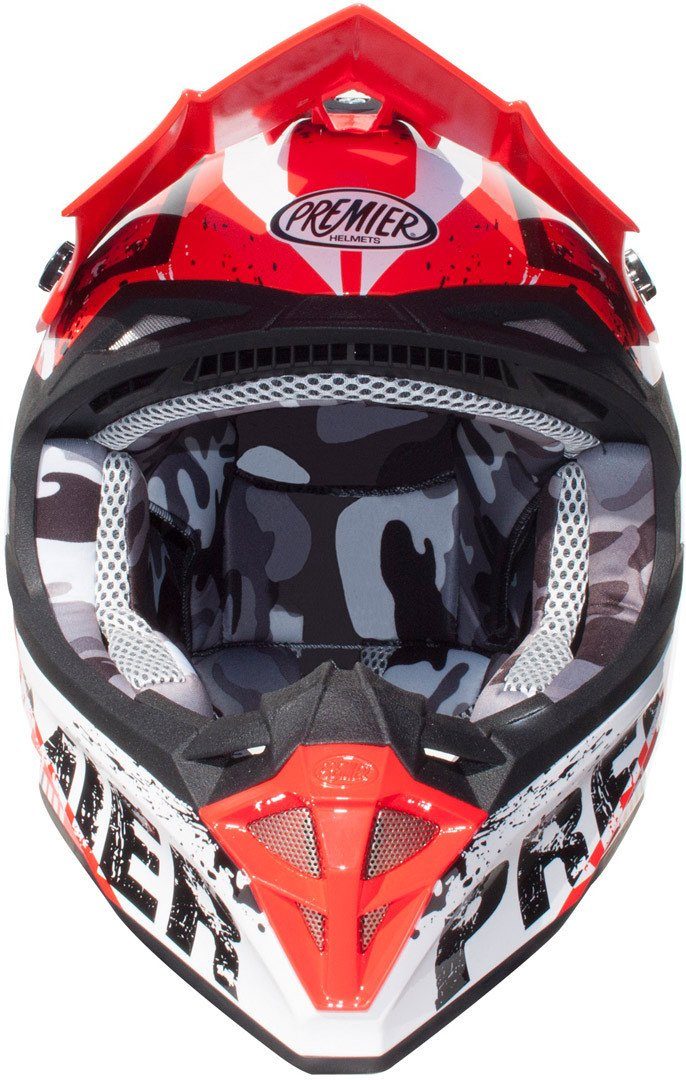 Premier Motocrosshelm Exige ZX2 Motocross Helm, Waschbar