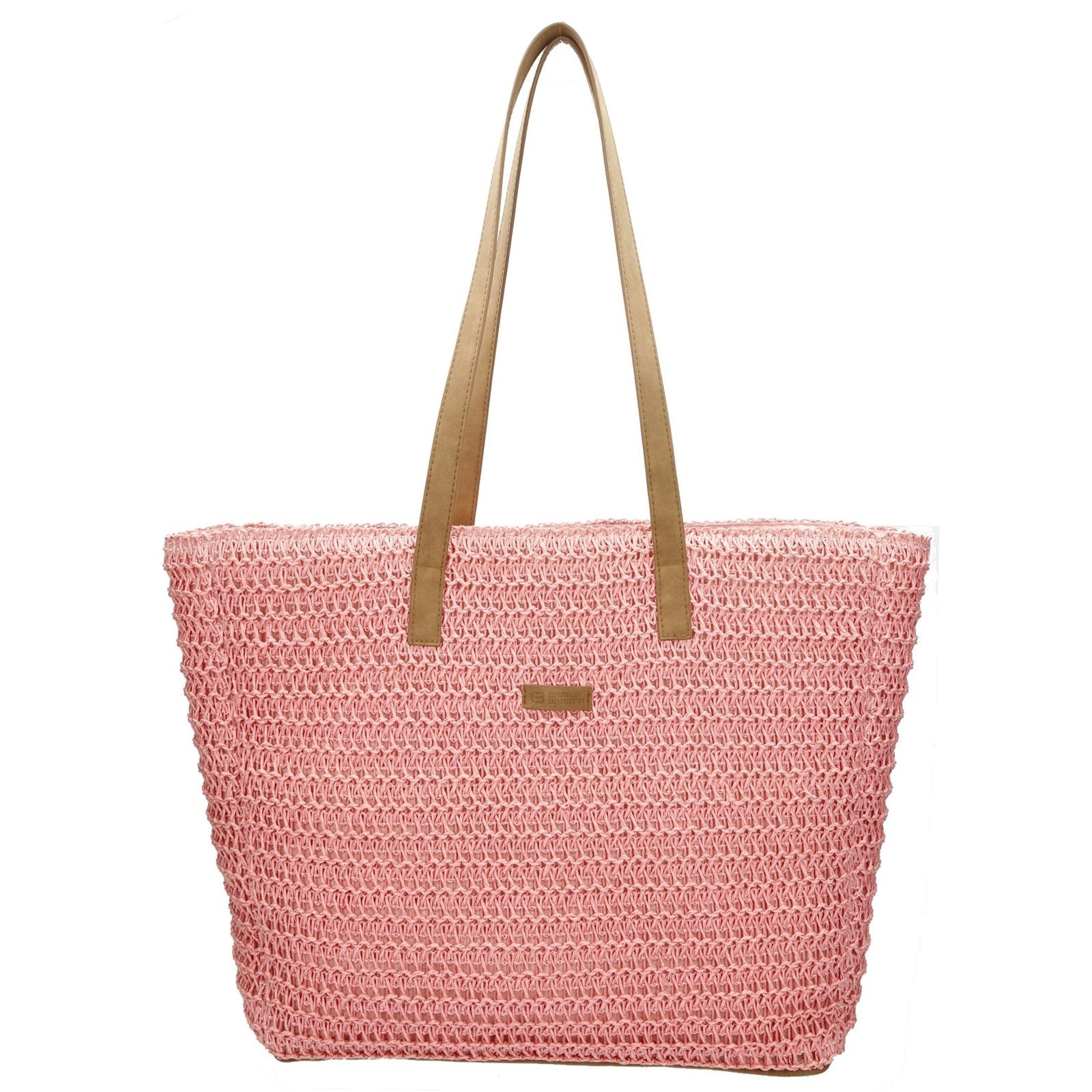 Rosa Shopper HTI-Living Shopper Strandtasche Sommerhandtasche