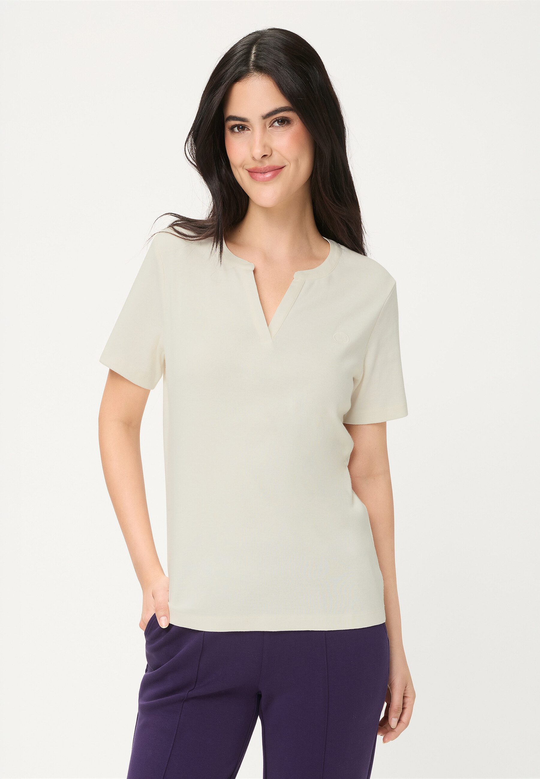 Olsen T-Shirt Shirt mit kurzen Ärmeln