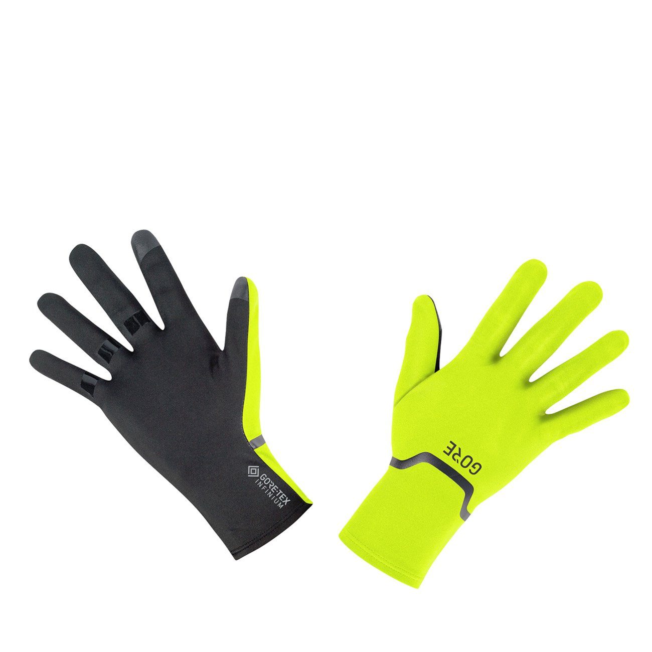 GORE® Wear Gore Wear GTX Infinium Stretch Gloves Neon Yellow Black Outdoorschuh