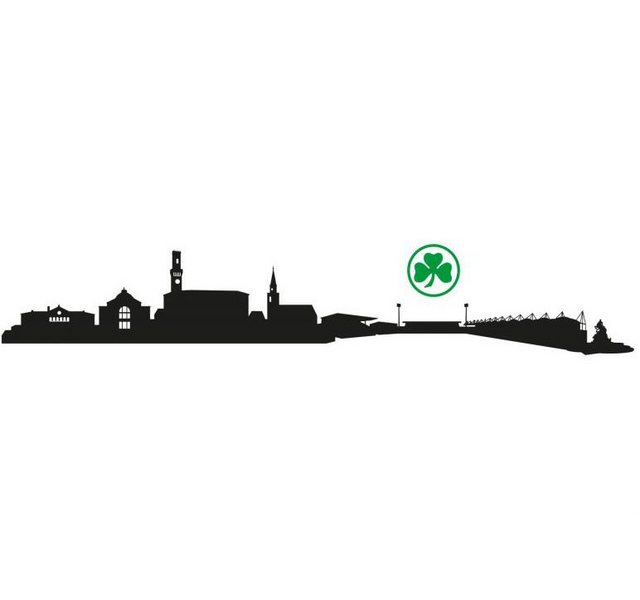 Wall-Art Wandtattoo »SpVgg Greuther Fürth Skyline« (1 Stück)-Otto