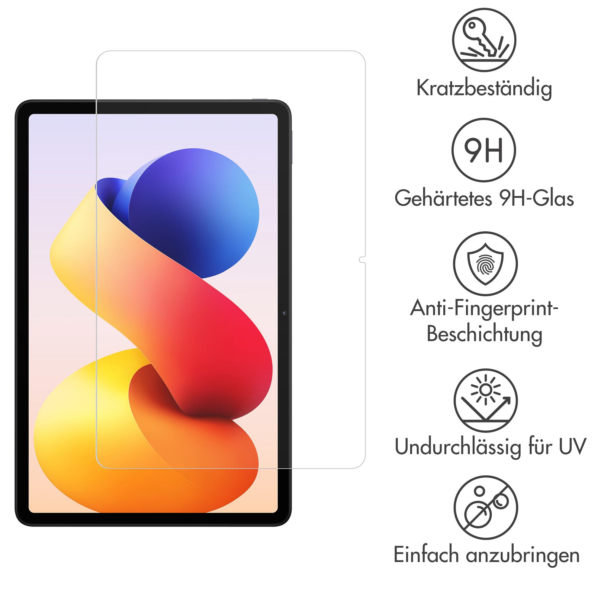 imoshion Displayschutzfolie imoshion Displayschutz aus gehärtetem Glas Xiaomi Redmi Pad 2 Pro / Po, 1 Stück – Bild 2 von 5