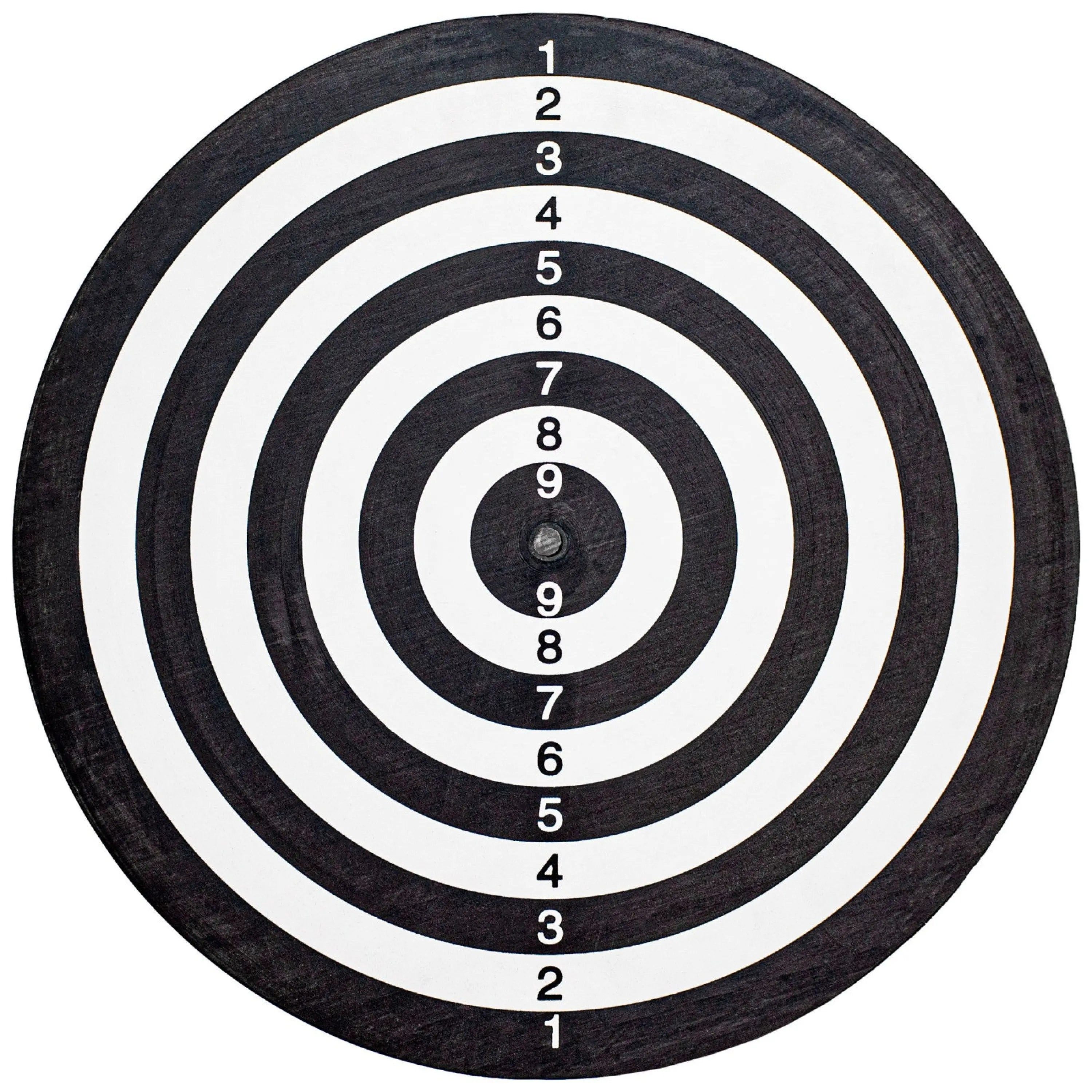 Sport-Knight® Dartscheibe Dartscheiben-Set, Beflockt, inkl. 6 Dartpfeile