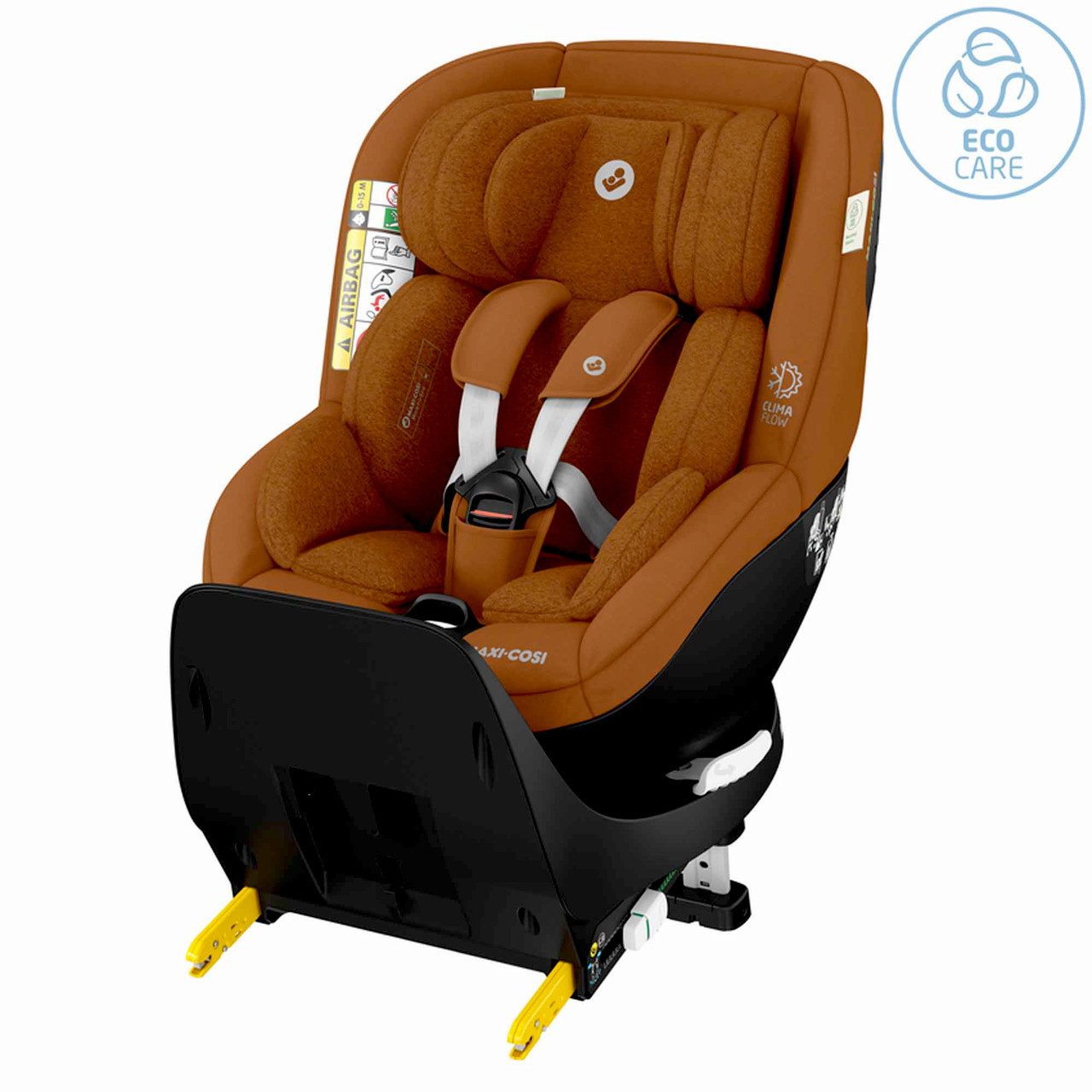 Maxi-Cosi Babyschale MC MICA PRO ECO I-SIZE AUTHENTIC COGNAC, ab: 0 Monate, bis: 4 Jahre, 100 % recycelte Stoffe ClimaFlow Temperaturregulierung 360°-Drehung…
