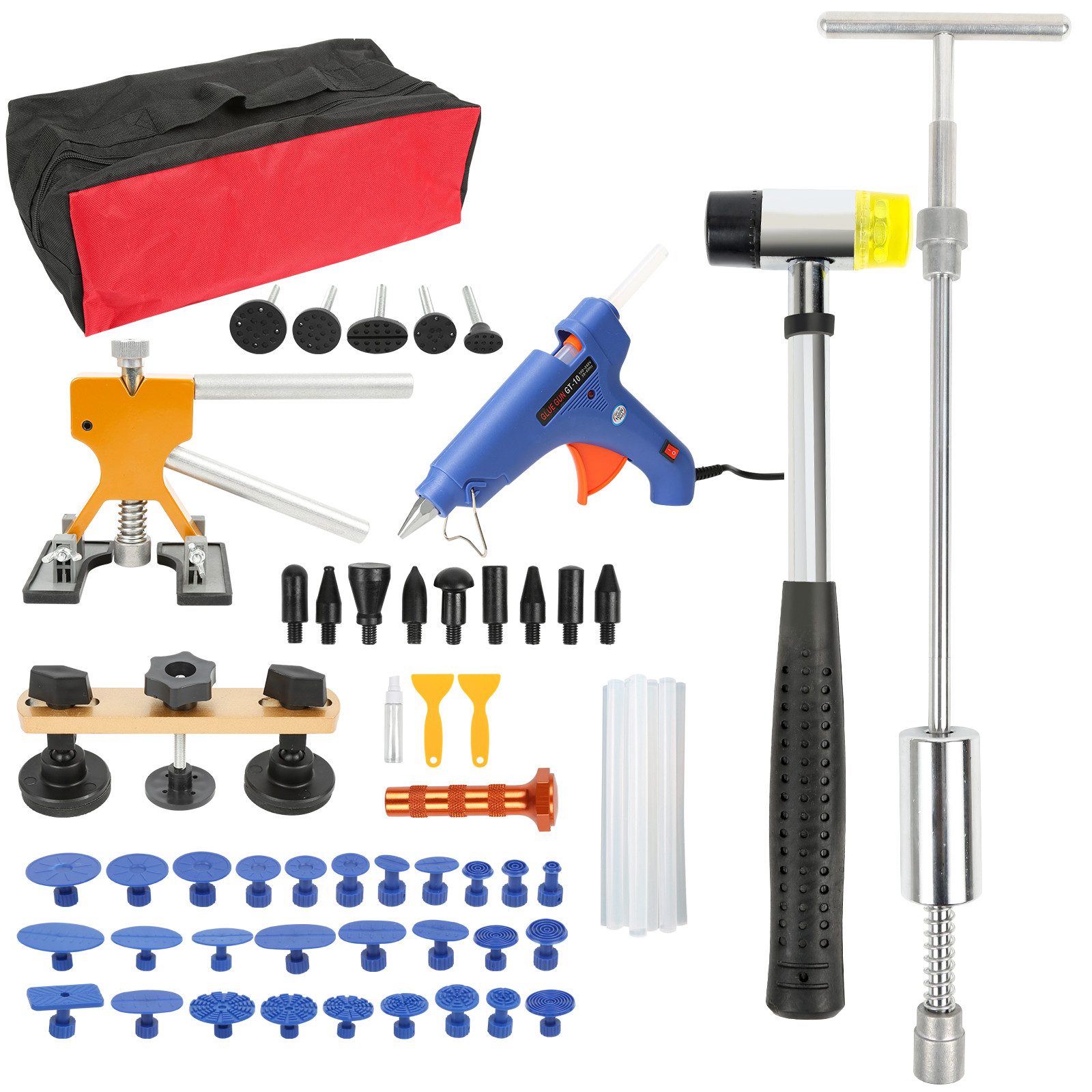 Multitool 57x Ausbeulwerkzeug Ausbeul Werkzeug Dellenlifter Ausbeulset