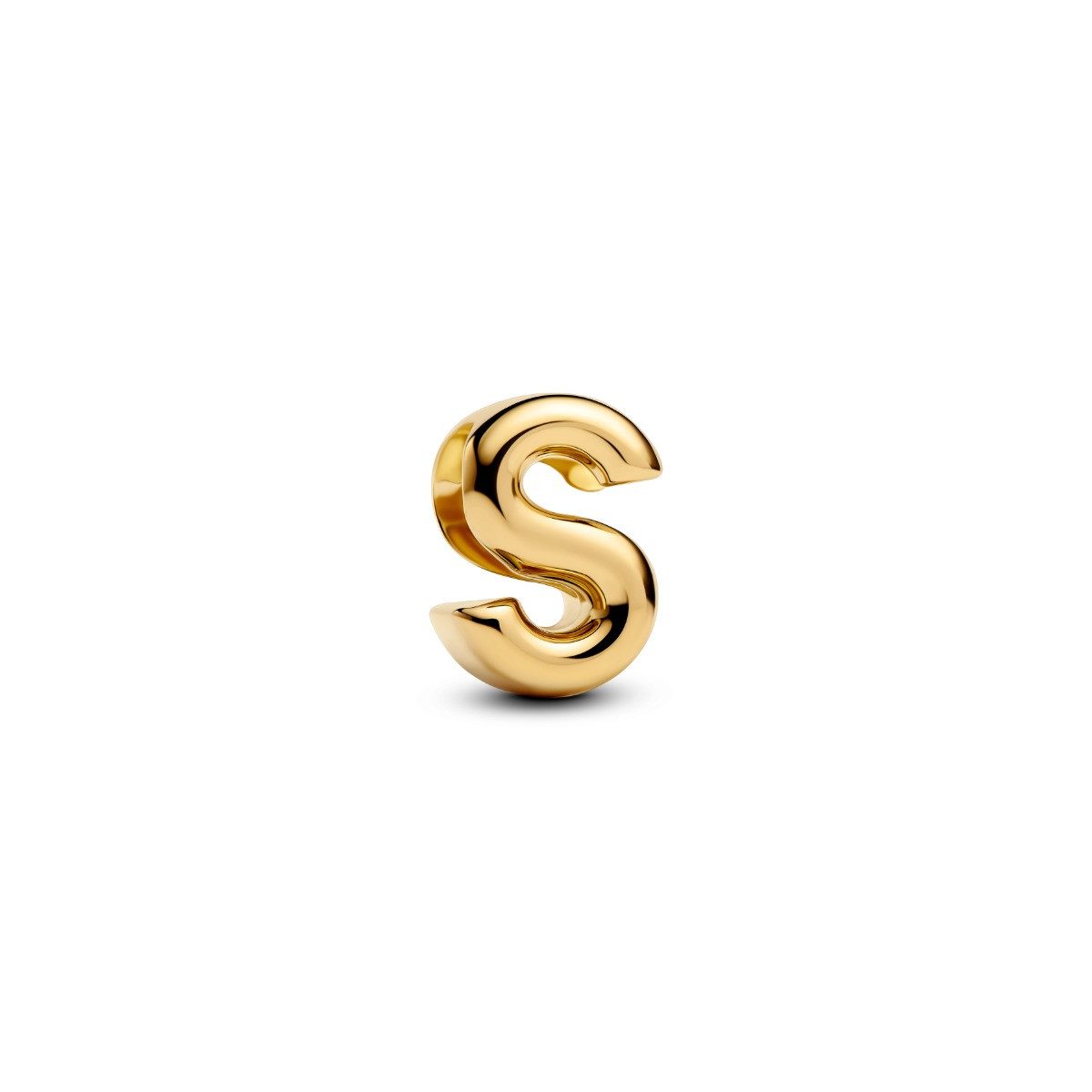 Pandora Charm Buchstabe Pandora Charm Damen Buchstabe S Alphabet 14 Karat Vergoldet 763965C00
