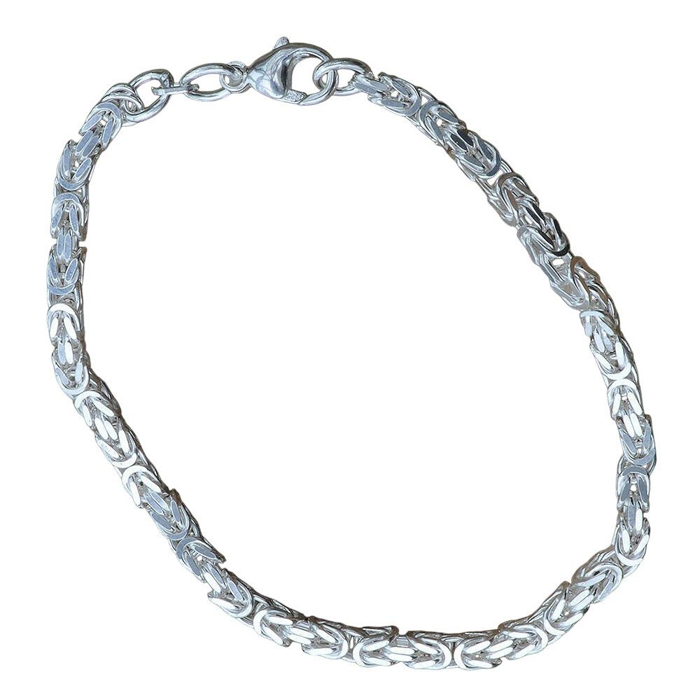 HOPLO Silberarmband Silberkette Königskette Länge 19cm - Breite 3,5 mm - 92 günstig online kaufen