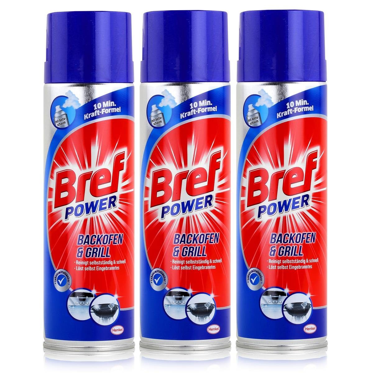 Sidol Bref Power Backofen & Grill Reiniger 500ml (3er Pack) Küchenreiniger