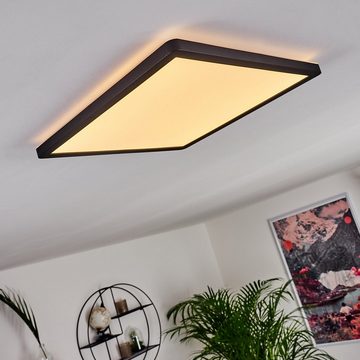 hofstein Panel Decken Lampen Panel LED dimmbar schwarz/weiß Ess Wohn Schlaf Zimmer