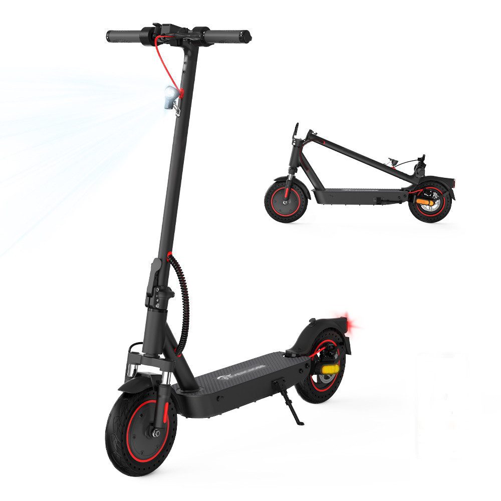 E-Scooter EV10K Pro 10 Zoll Elektroscooter Stoßdämpfer vorne und hinten