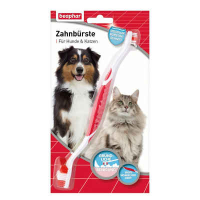 beaphar Tierzahnbürste Dog-A-Dent Zahnbürste für Hunde & Katzen