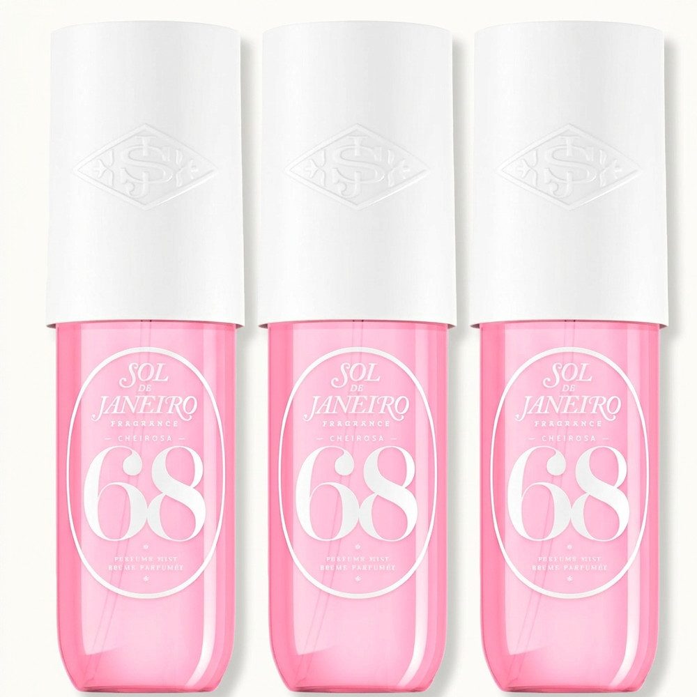 Sol de Janeiro Gesichts- und Körperspray Sol de Janeiro Body Spray Cheirosa 68 3er Set, 1-tlg., Praktisches Vorrats- und Geschenk-Set