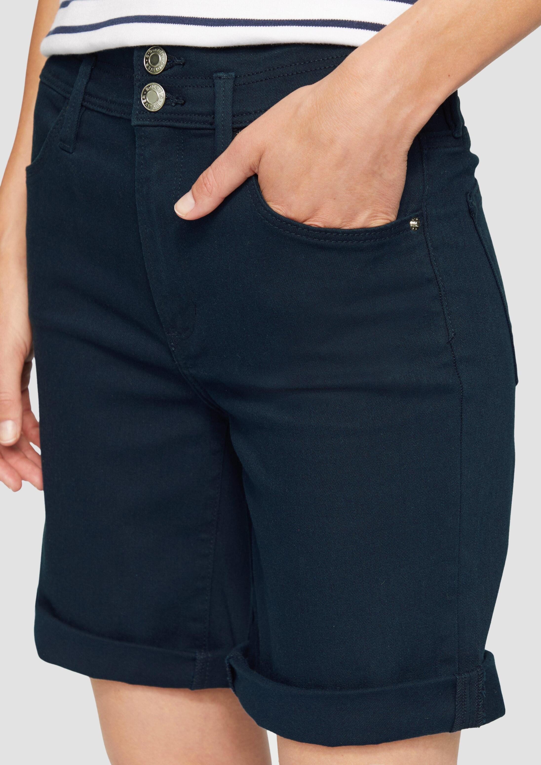 s.Oliver Jeansshorts Jeans-Hose BETSY Bermuda-Jeans Betsy / Slim Fit / Slim Leg / mit gekrempeltem Saum