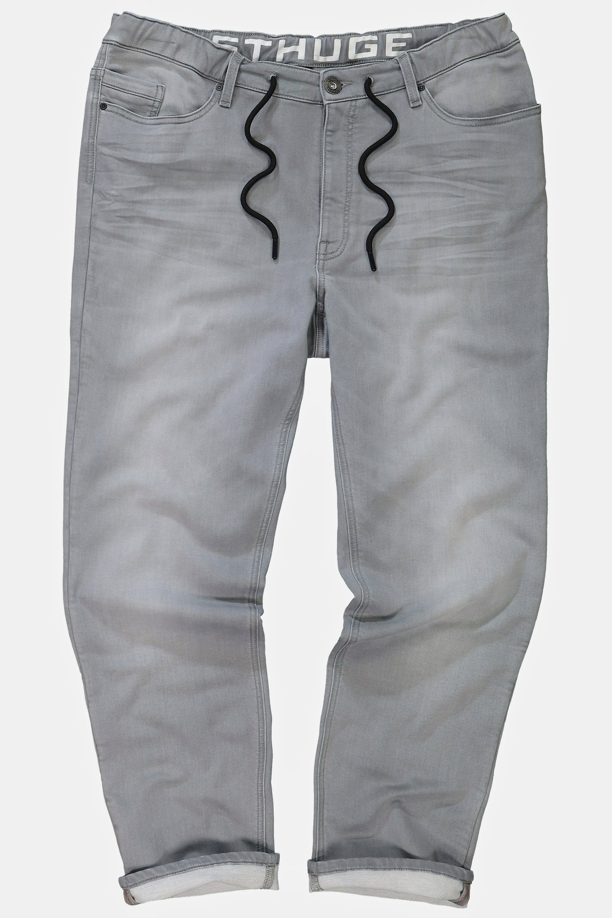 STHUGE 5-Pocket-Jeans STHUGE Used Schlupfjeans Look Modern Fit Straight
