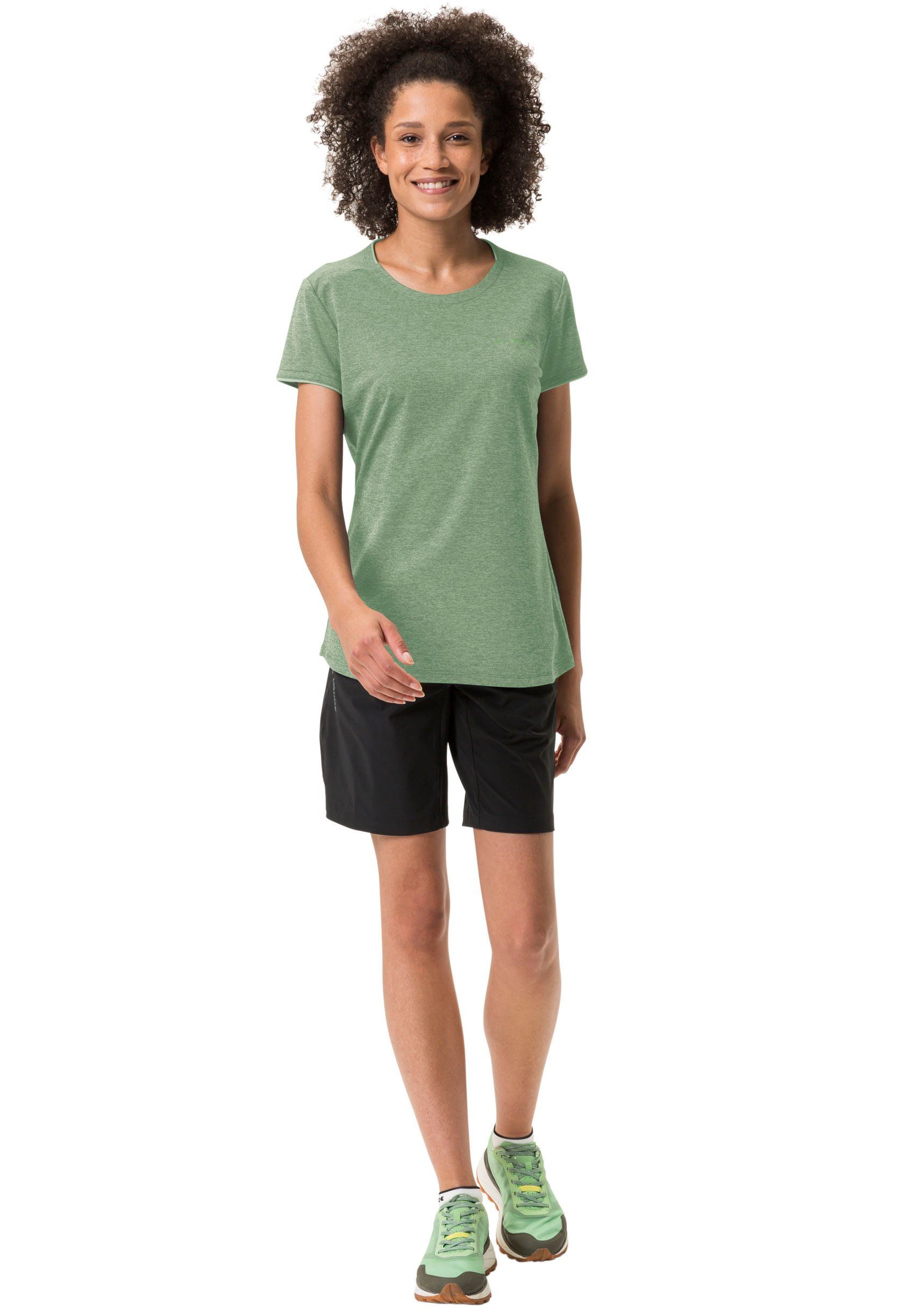 ESSENTIAL willow green WOMEN'S Funktionsshirt T-SHIRT VAUDE (1-tlg)