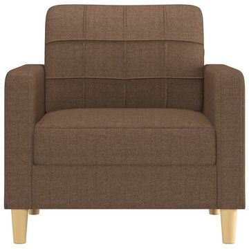 vidaXL Sofa Sofasessel Braun 60 cm Stoff