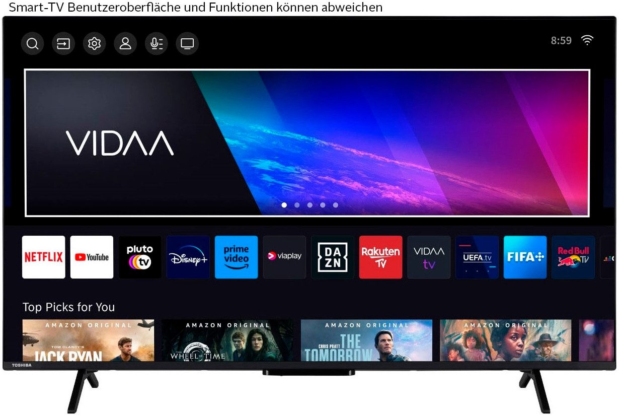 Toshiba 50UV2463DA DLED-Fernseher (126 cm/50 Zoll, 4K Ultra HD, Smart-TV)