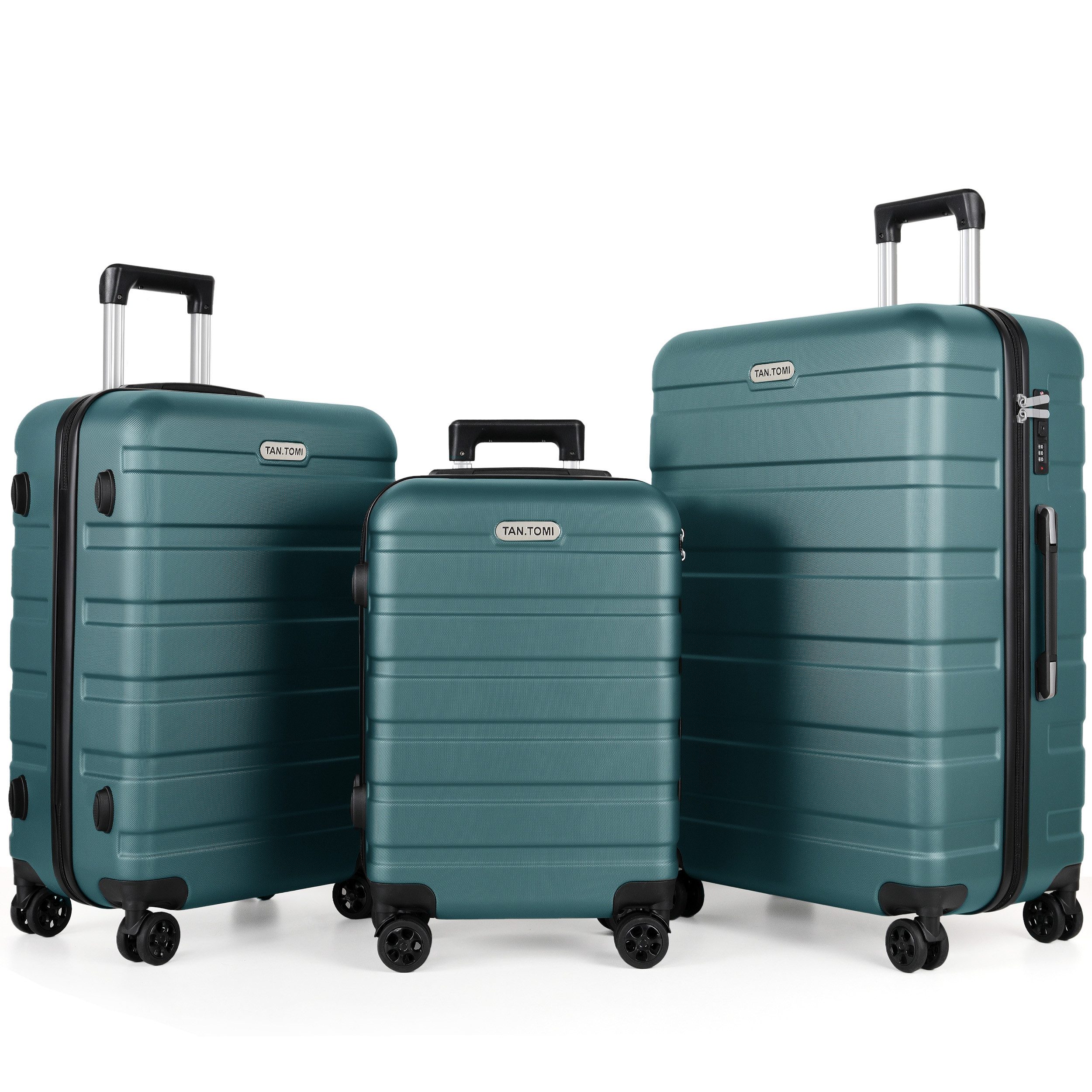 TAN.TOMI Kofferset Trolleyset 3-teilig (M,L,XL) ABS Geräumig Hartschalen-Ko günstig online kaufen