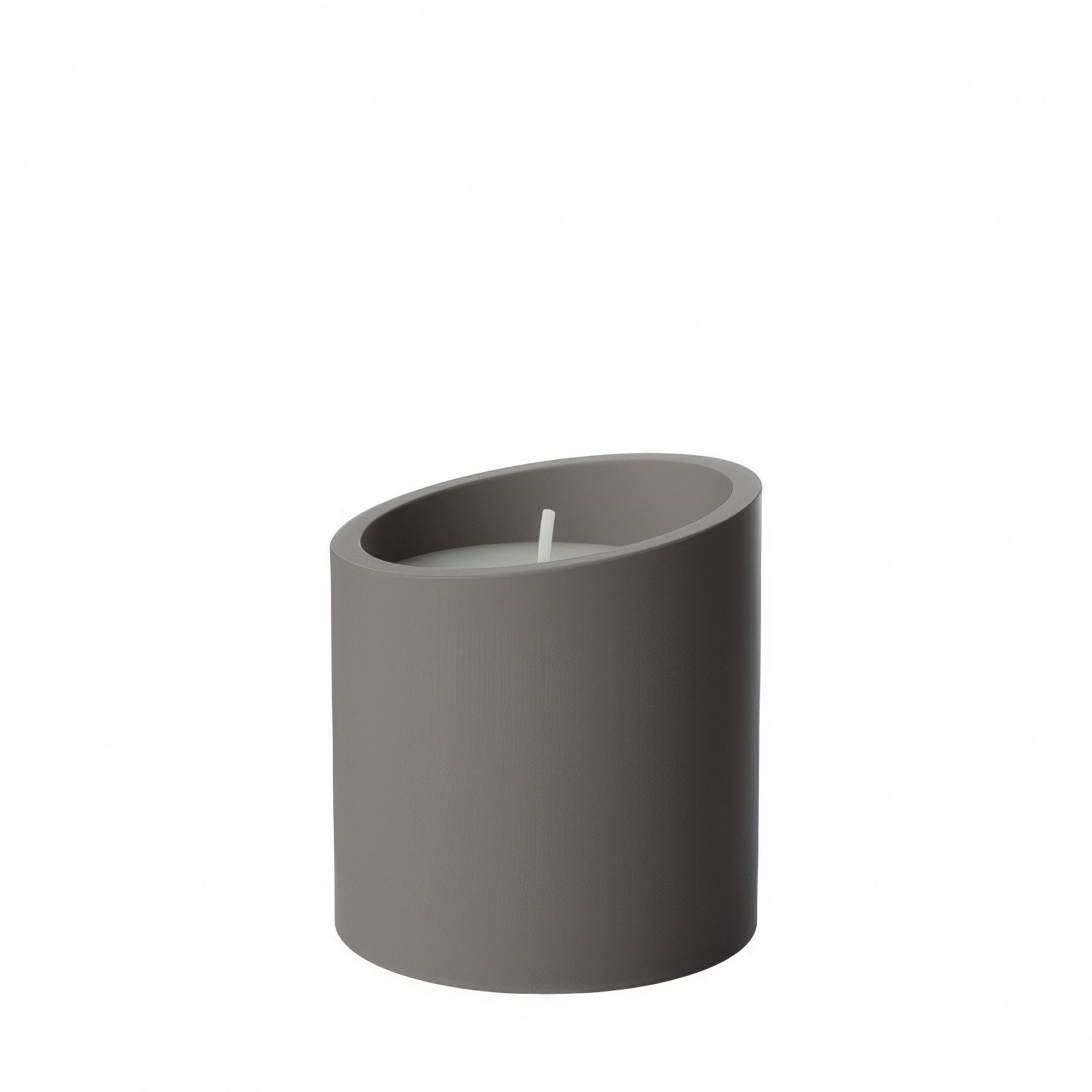 Villeroy & Boch Duftkerze NewMoon, Farbe: Taupe, Höhe: 9cm