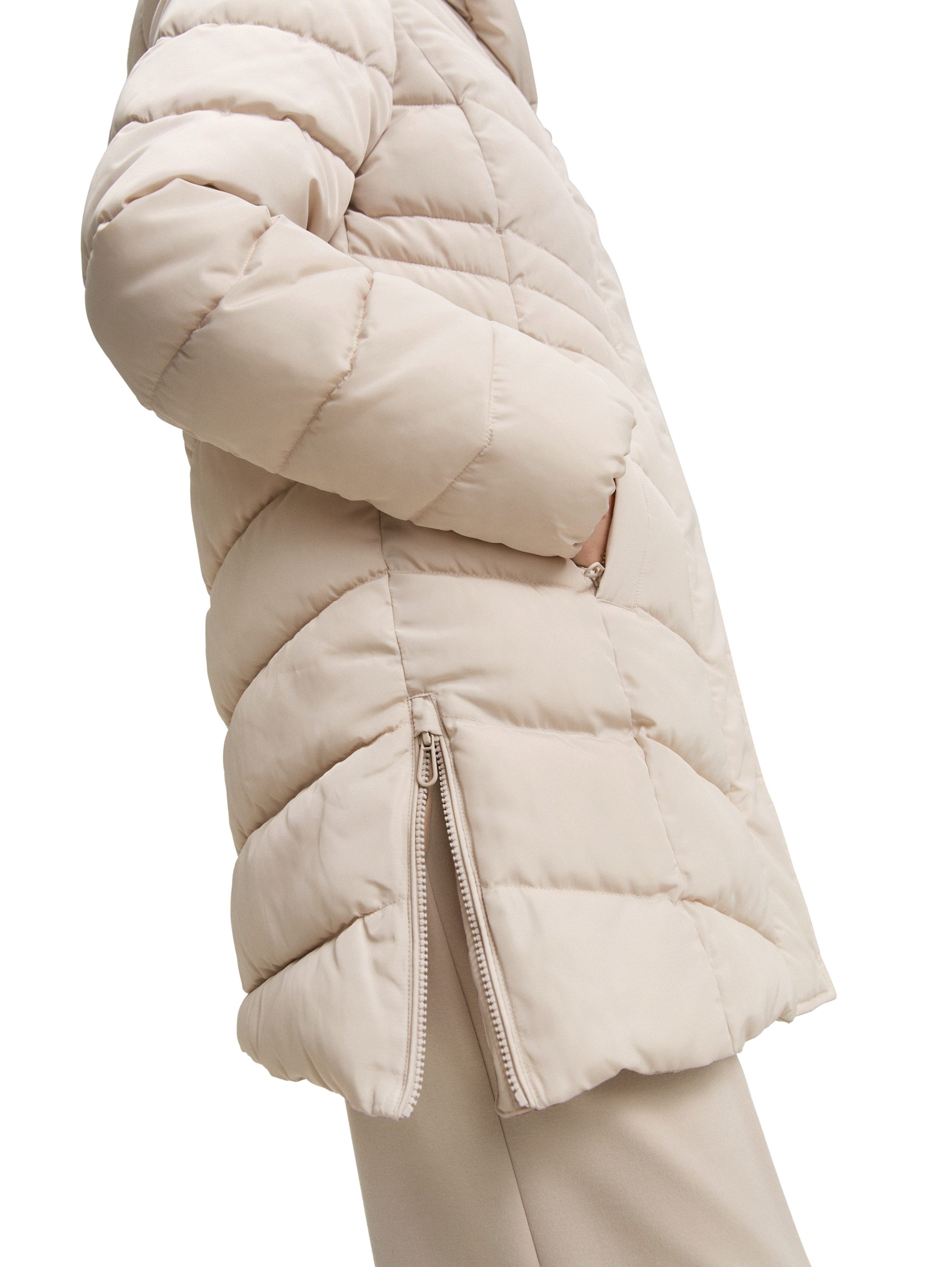 TOM TAILOR Steppmantel Regular mit Kapuze