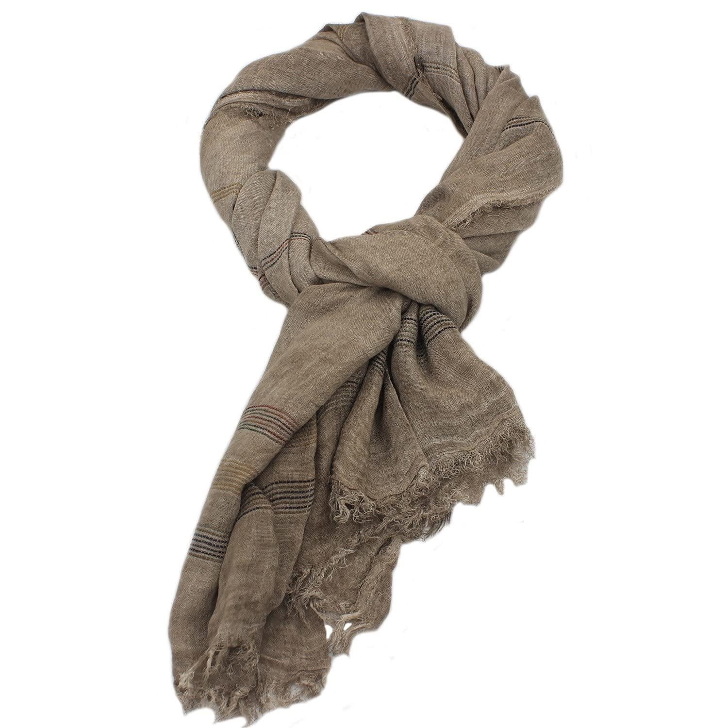LuxusKollektion Modeschal Herren Schal Baumwolle 190x90cm Herbst Winter Druck, (1-St)