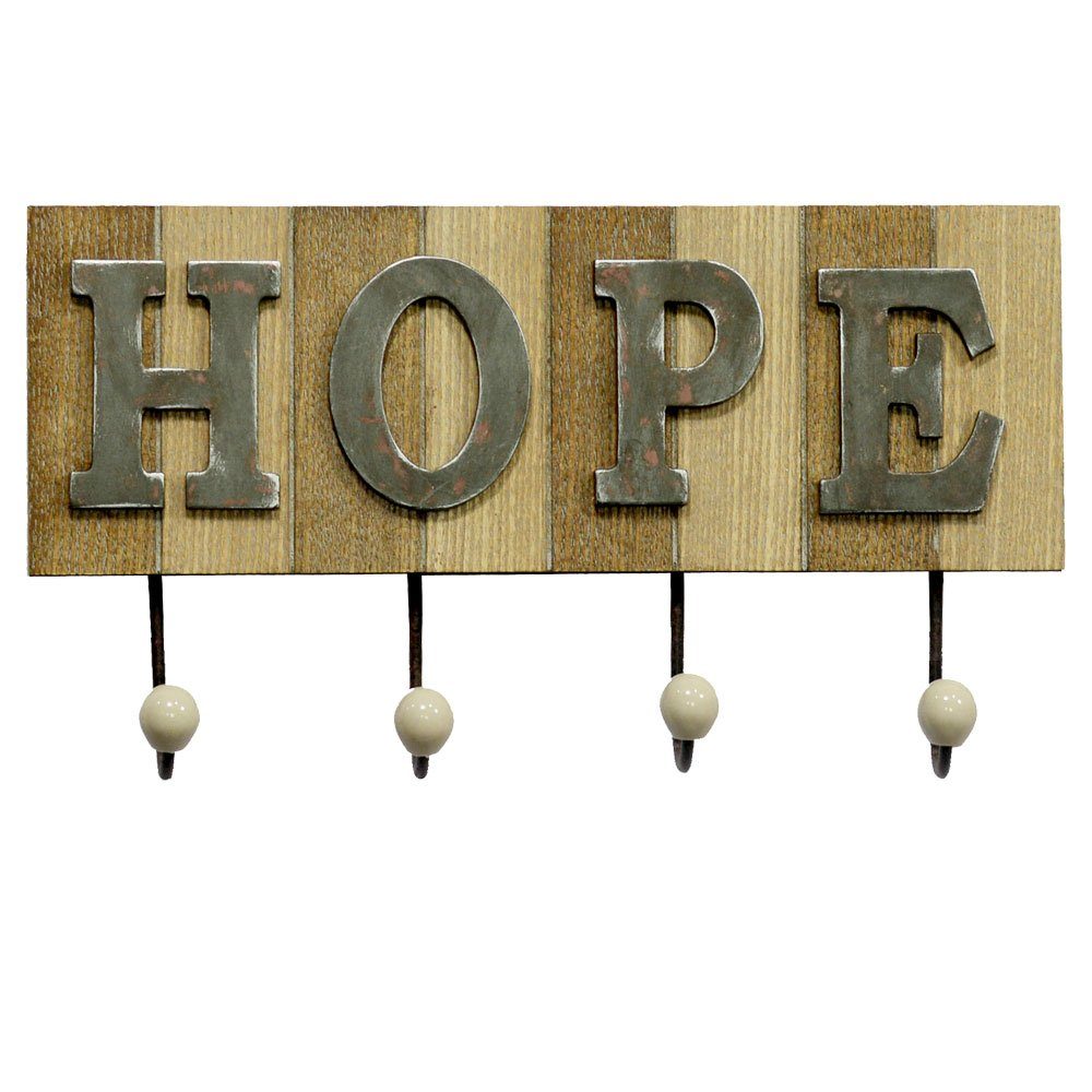 bhp Garderobenhalter, Design Wand Garderobe 4 Kleider Haken Jacken Aufhängung HOPE