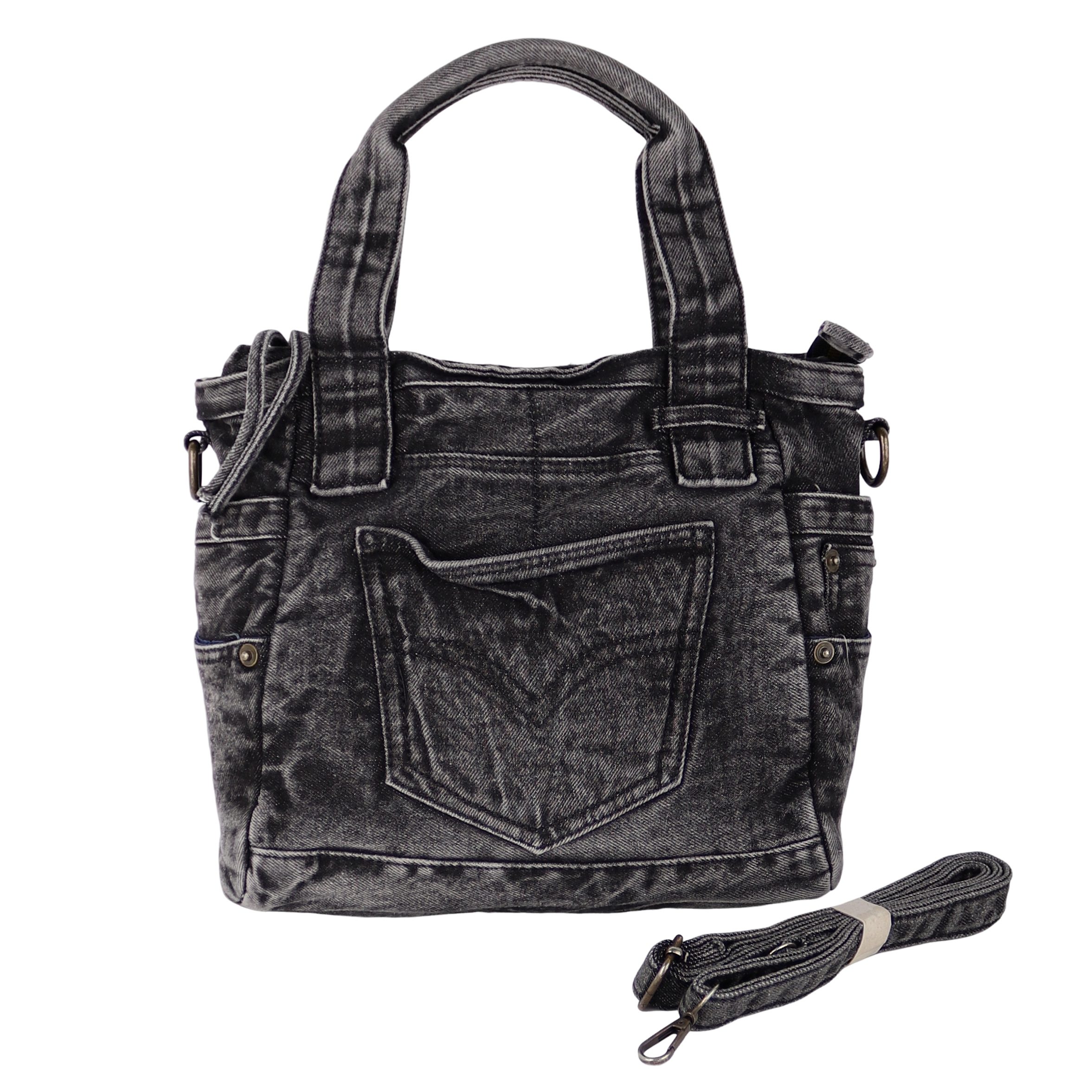 MIRROSI Umhängetasche Damen aus Jeans Schultertasche günstig online kaufen