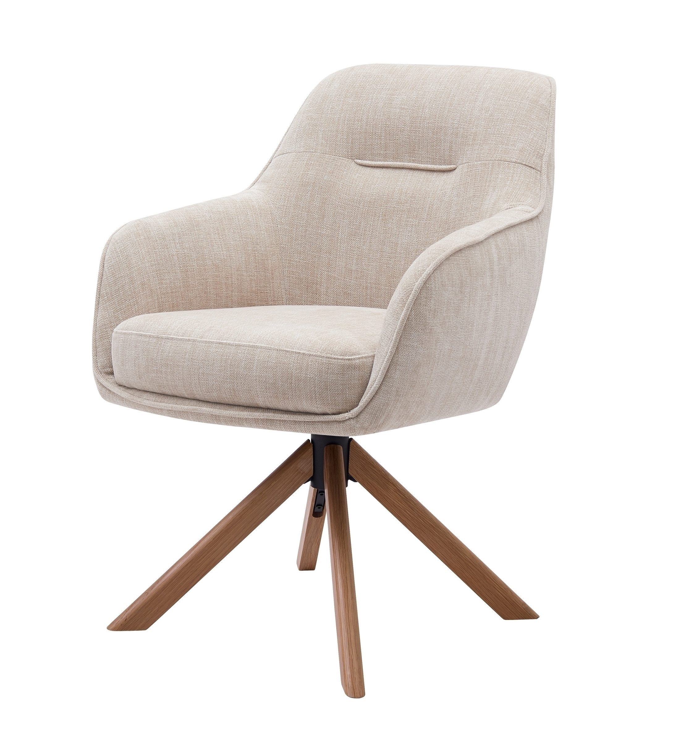 freiraum Armlehnstuhl Avola (2er-Set), (2er-Set) leinen-beige, 360° drehbar günstig online kaufen