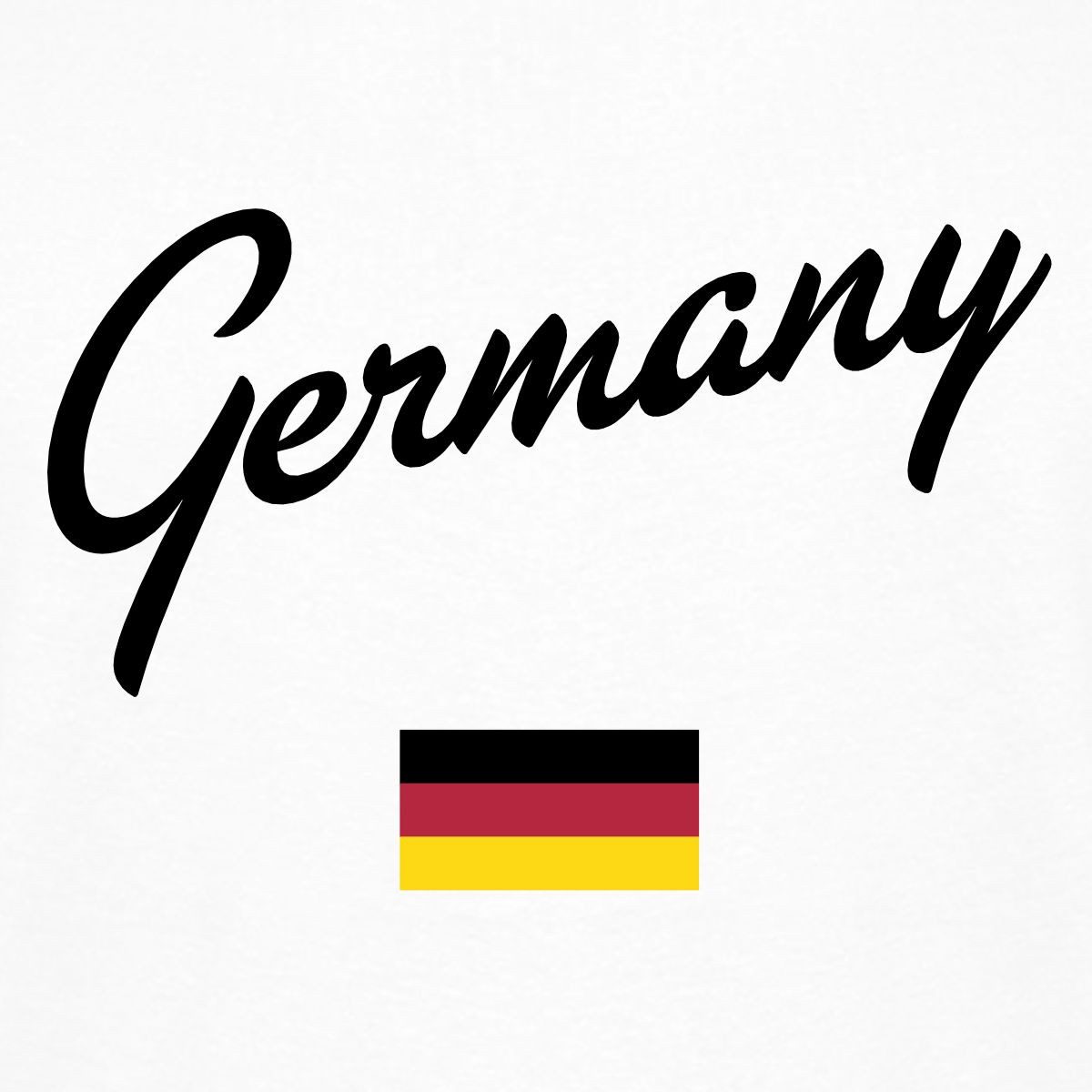 Spreadshirt T-Shirt Germany Schriftzug Deutschland Fan Männer Kontrast T-Shirt (1-tlg)