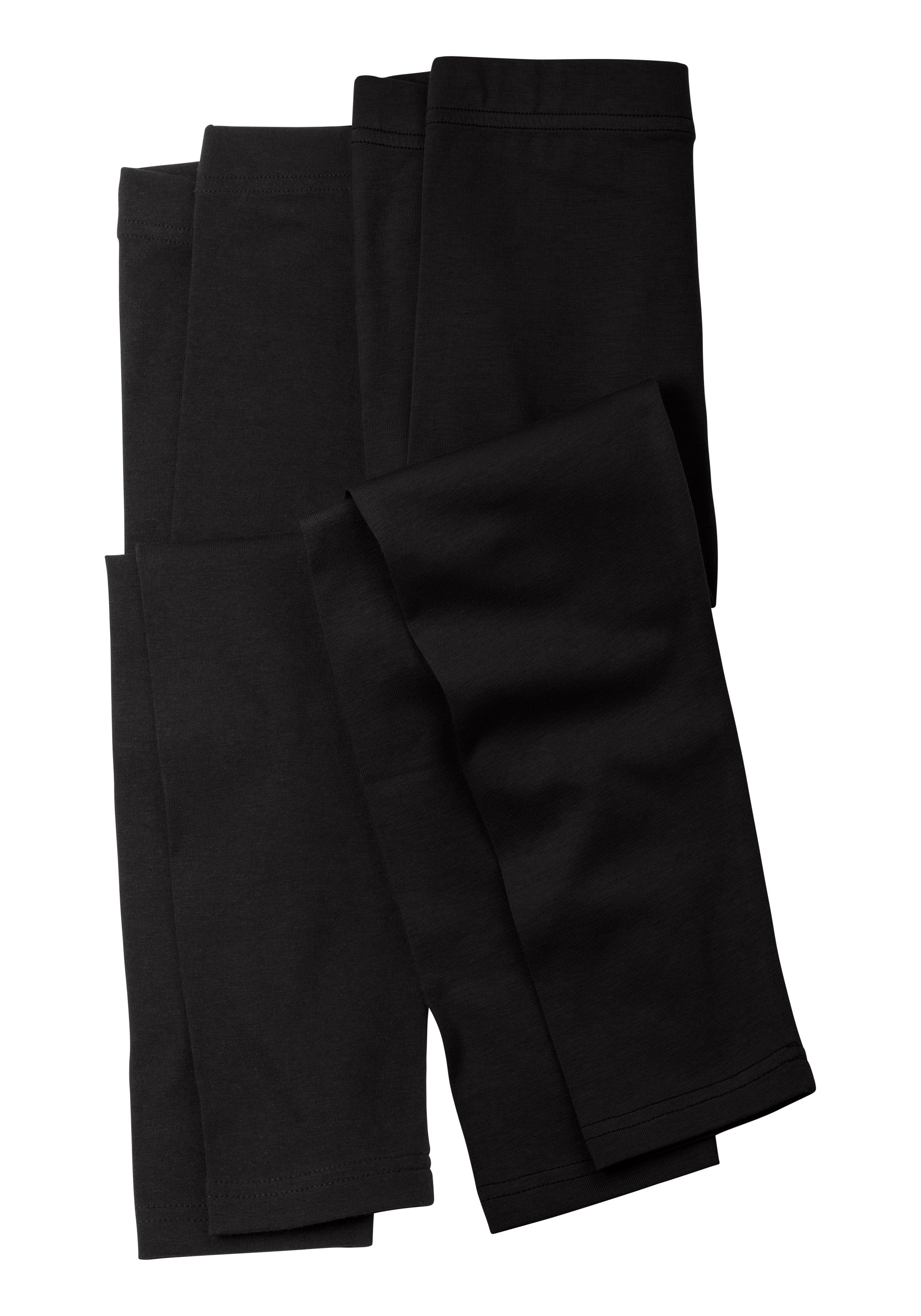 im schwarz 2-tlg) H.I.S Leggings Basic (Packung, Doppelpack