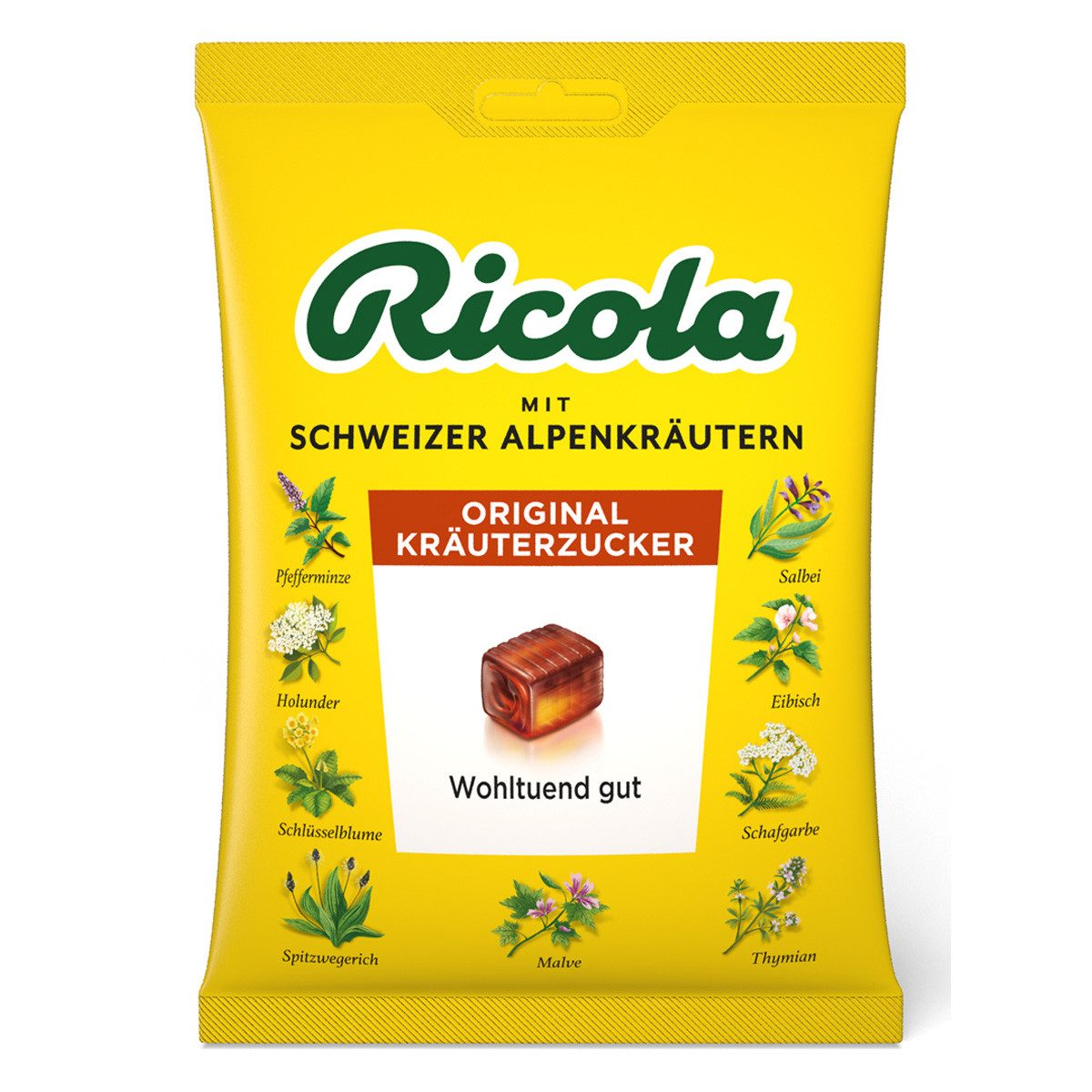 RICOLA Süßigkeit, Ricola Original Kräuterzucker mit Schweizer Alpenkräutern 75g