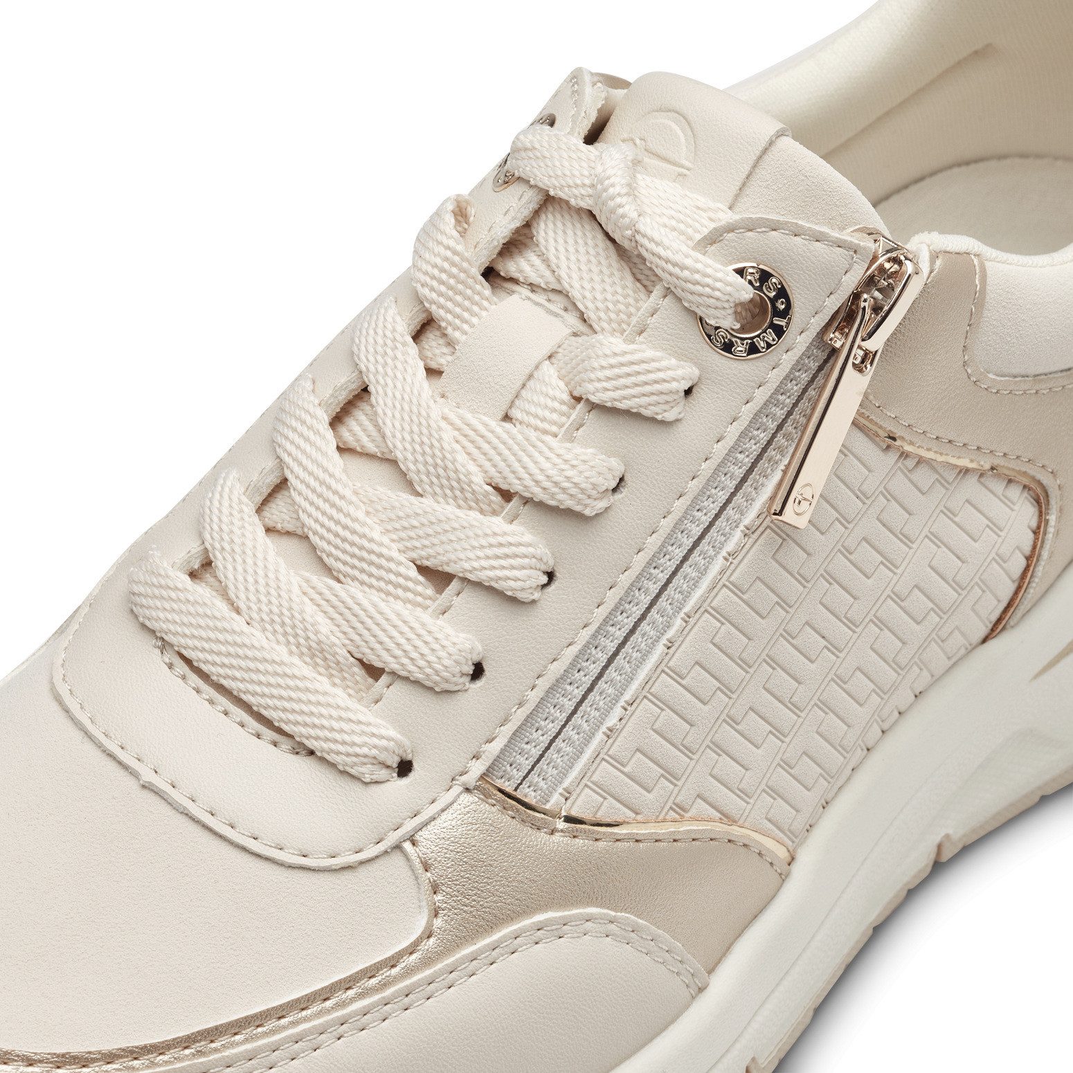 Tamaris Keilsneaker, Freizeitschuh, Halbschuh, Schnürschuh mit Außenreißverschluss