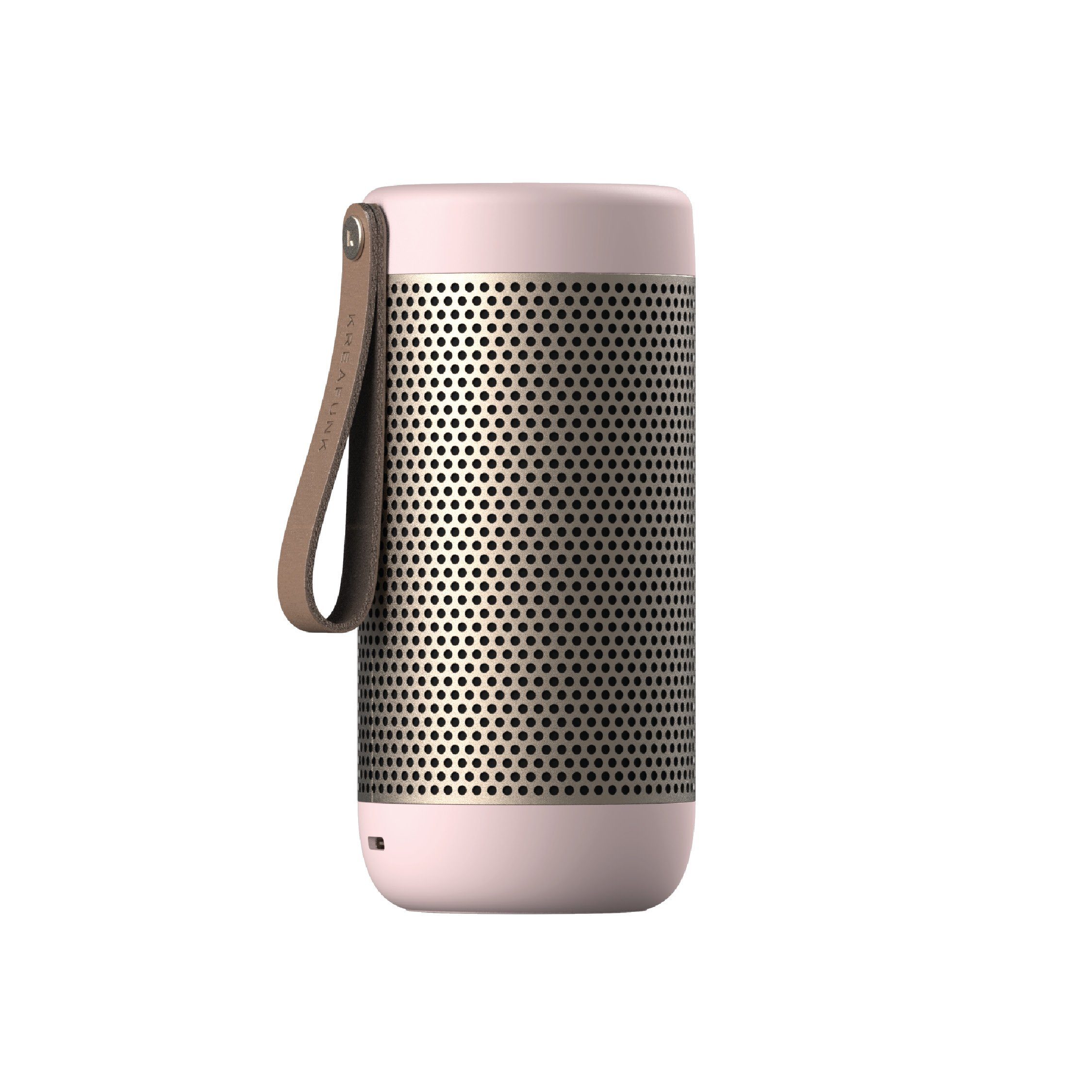 KREAFUNK aCOUSTIC 360° Bluetooth Lautsprecher Lautsprecher (aCOUSTIC 360° Bluetooth Lautsprecher) Dusty Pink