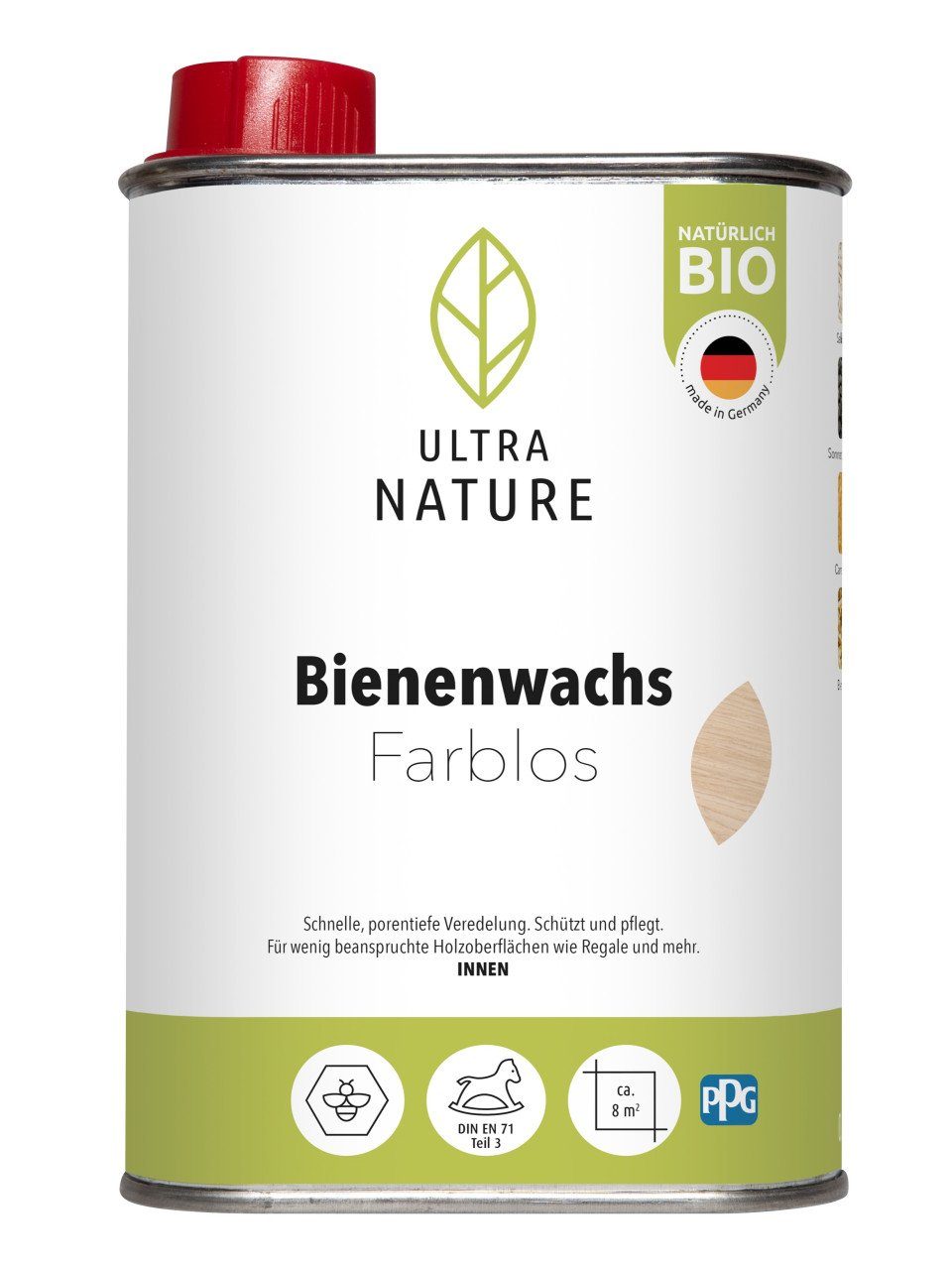 ULTRA NATURE Ultra Nature Bienenwachs 250 ml farblos Holzpflegeöl