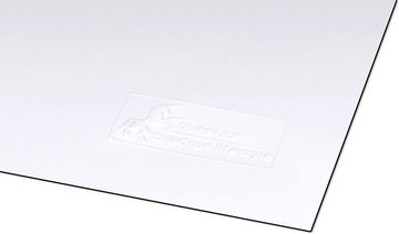 queence Magnetfolie Weiß - Whiteboard-Folie Flipchart-Folie Memoboardfolie - Ferrofolie, (1St), selbstklebend - magnetisch - inkl. Stift + Neodym-Magnete