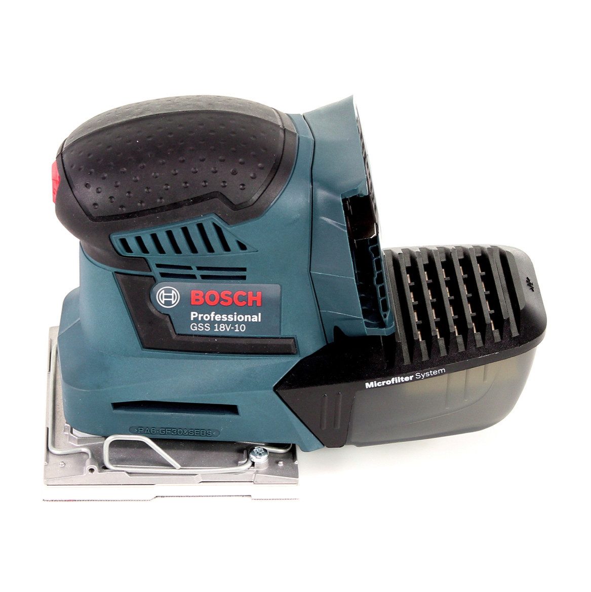 Bosch Professional Akku-Schwingschleifer GSS 18V-10 Akku Schwingschleifer 18V + 1x Akku 2,0Ah + L-Boxx