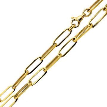 G & J Goldarmband Fantasie 585 14Karat Gold 5,3mm 19cm hochwertige edle Armkette (inkl. Schmucketui), Made in Germany