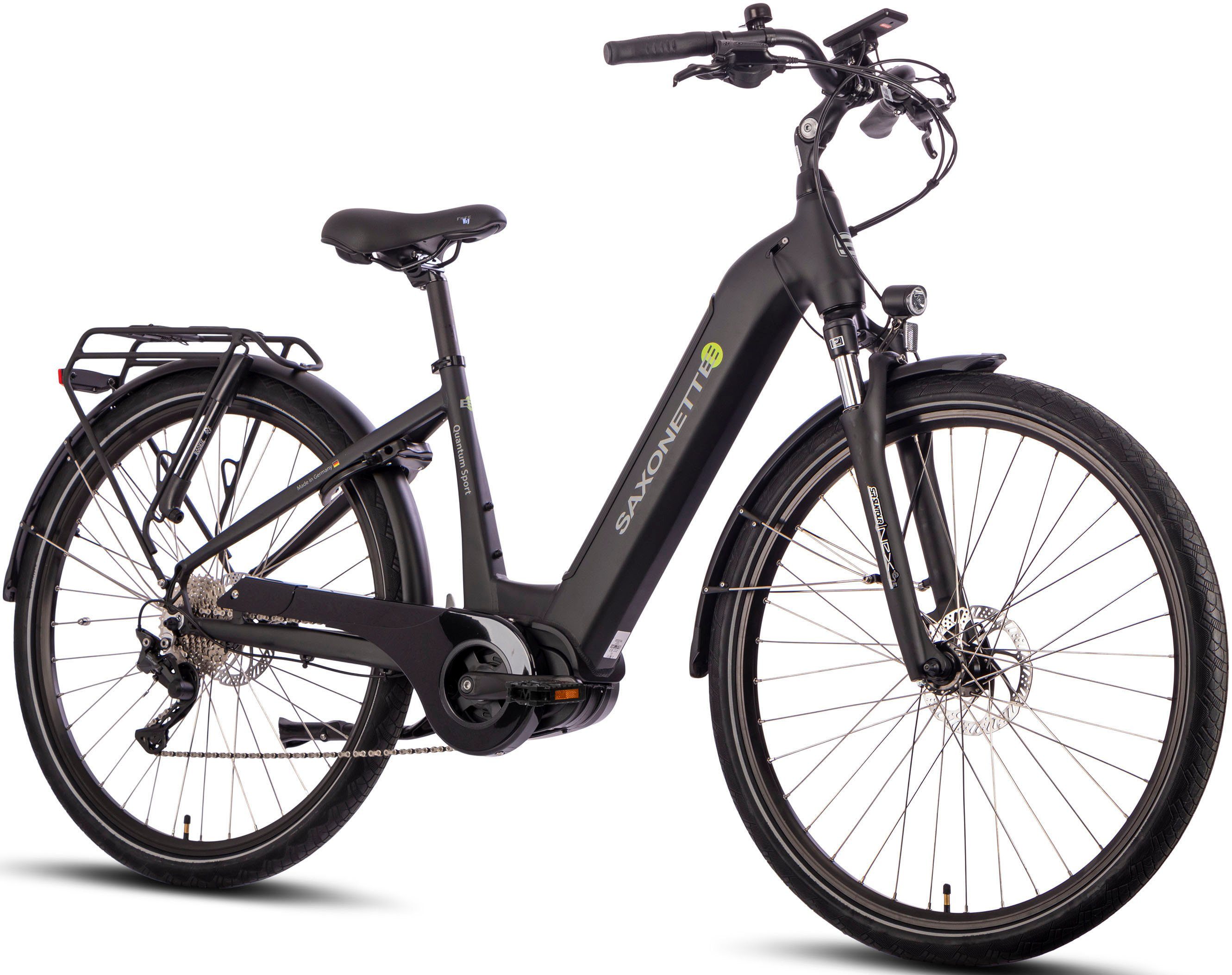 Thumbnail - SAXONETTE E-Bike Trekkingrad Quantum Sport Wave, 10 Gang Shimano, Kettenschaltung, Mittelmotor, 540 Wh, Pedelec, Elektro...