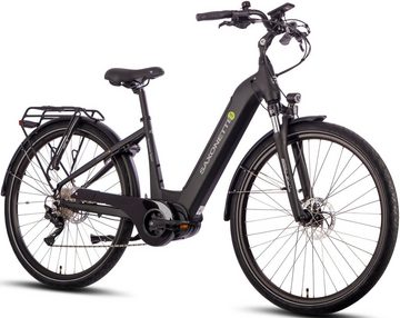 SAXONETTE E-Bike Quantum Sport Wave, 10 Gang Shimano, Kettenschaltung, Mittelmotor, 540 Wh Akku