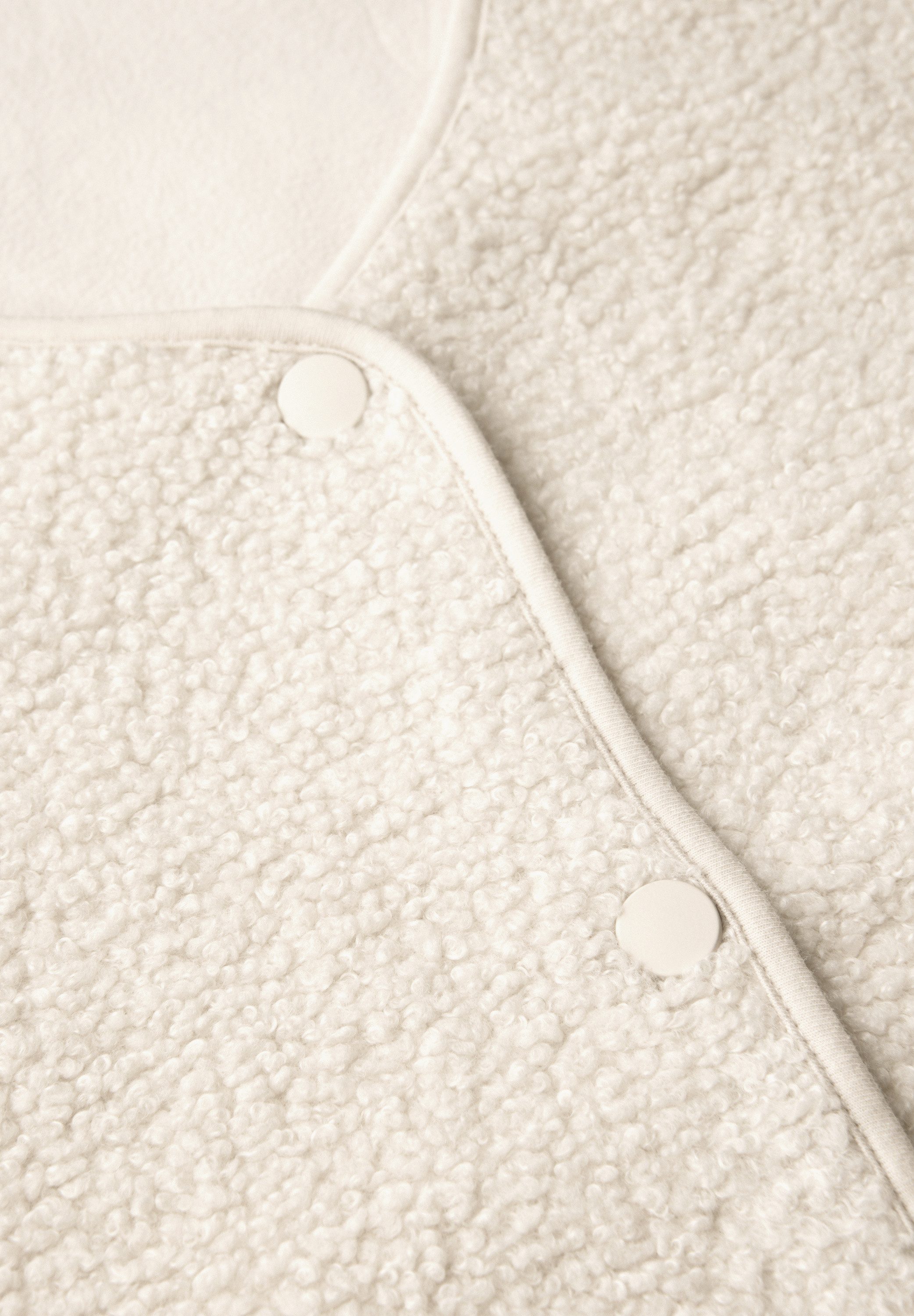 STREET ONE Langarmshirt Teddy Jacke mit Knopfleiste günstig online kaufen