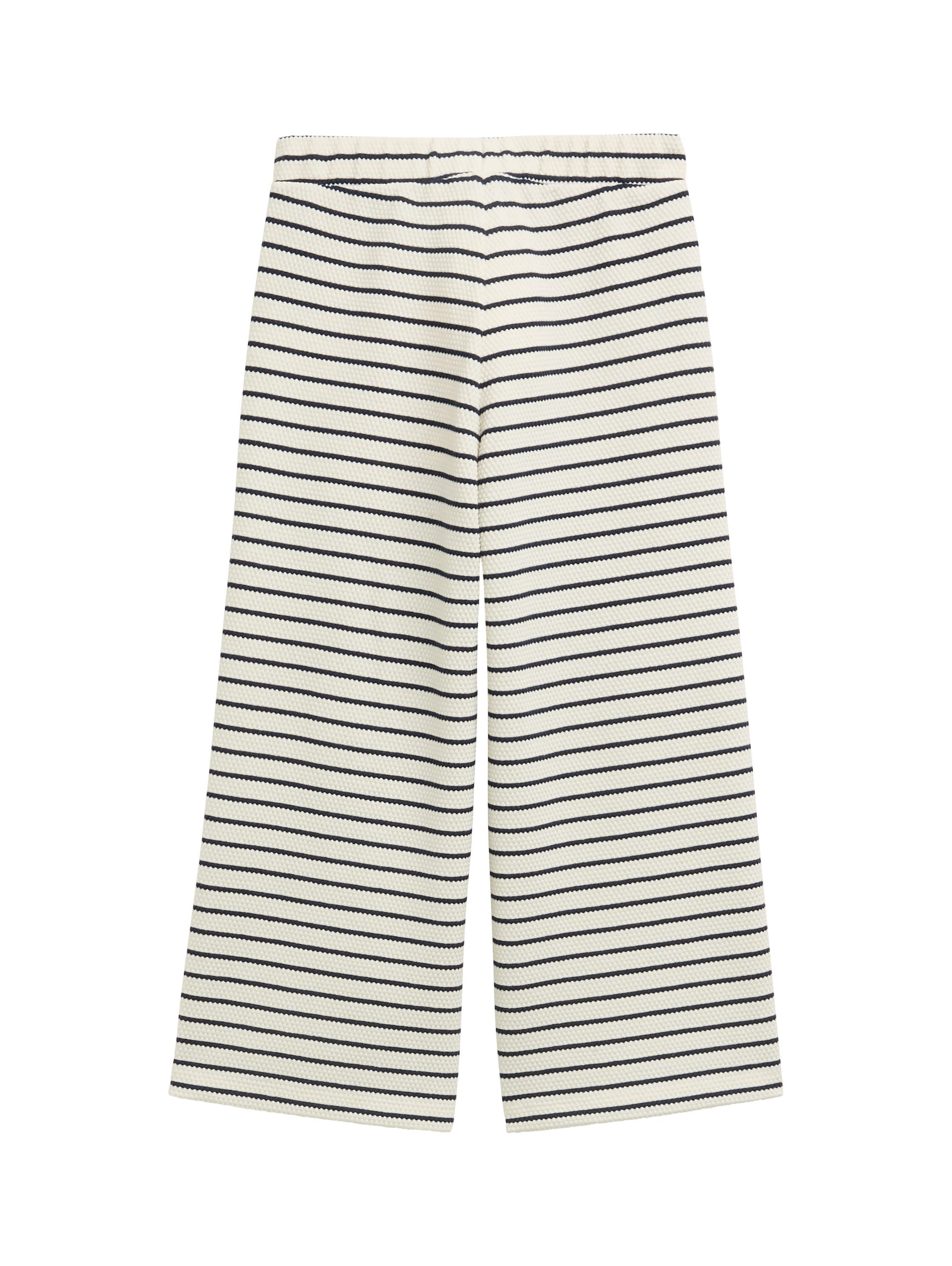 TOM TAILOR Palazzohose mit Struktur günstig online kaufen