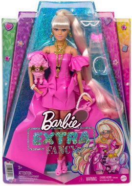 Barbie Anziehpuppe Extra Fancy im pinken Kleid