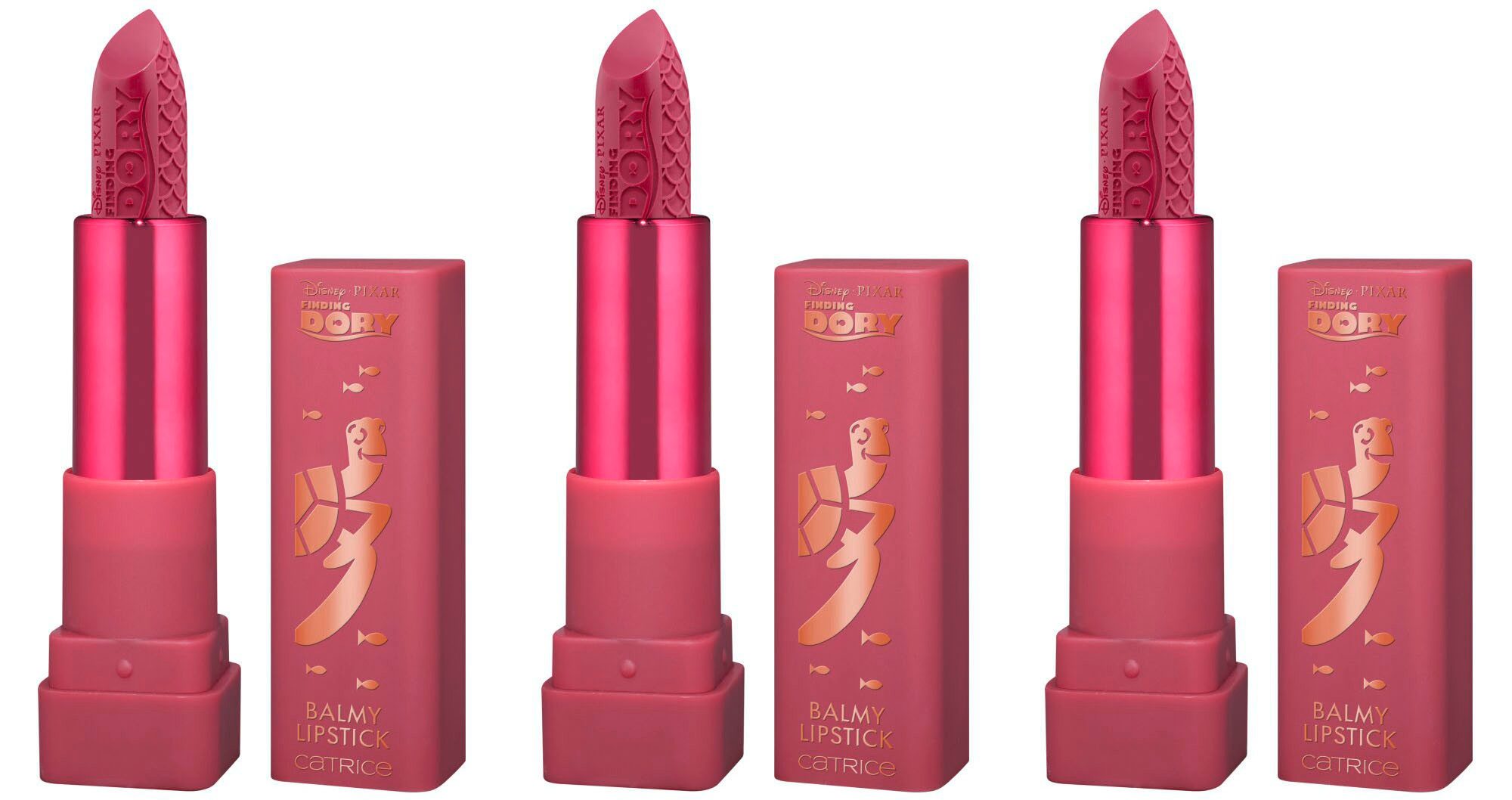 Catrice Lippenstift Disney Pixar Finding Dory Balmy Lipstick, 3-tlg., mit natürlichem Glanz