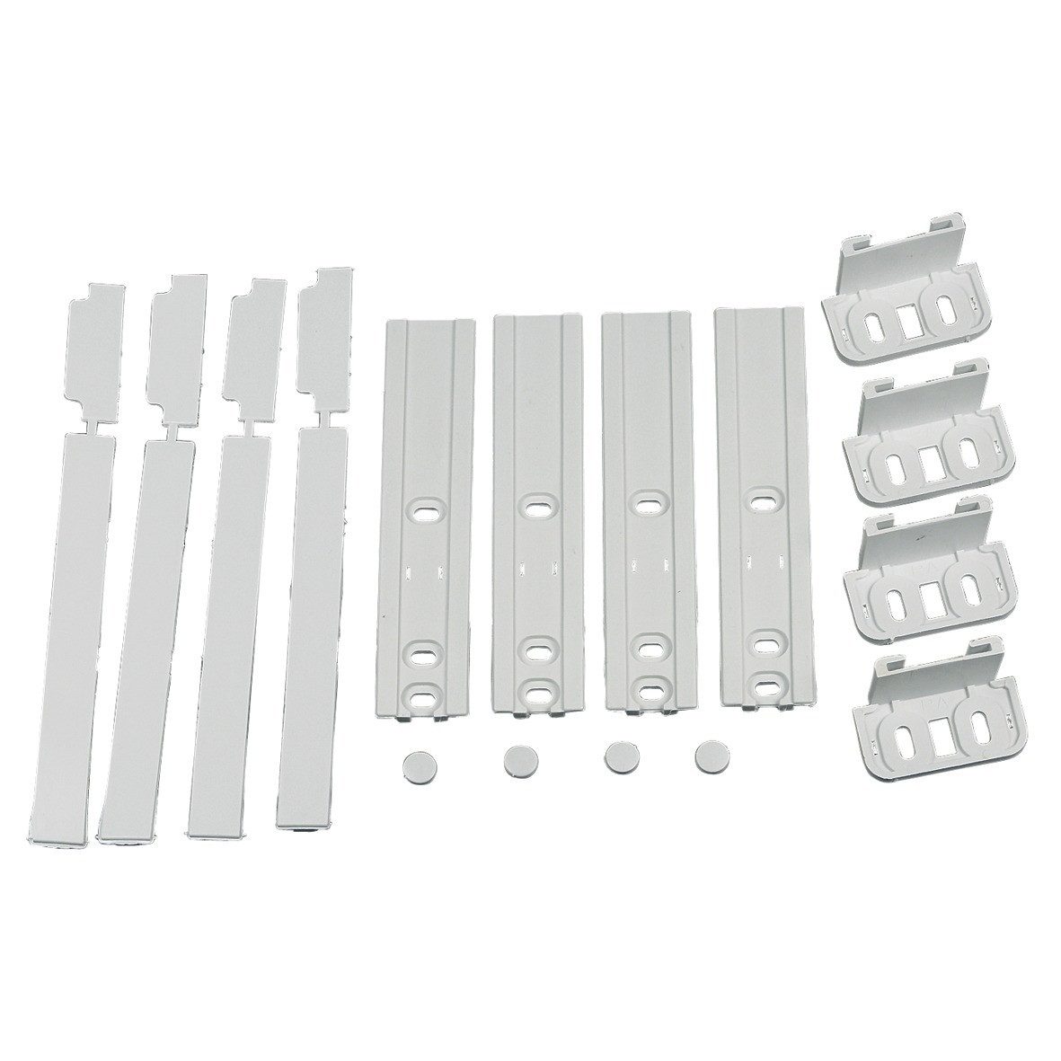 easyPART Montagezubehör Kühlschrank wie KU 481231019131 4er SET Scharnier Schlepptür, Kühlschrank / Gefrierschrank