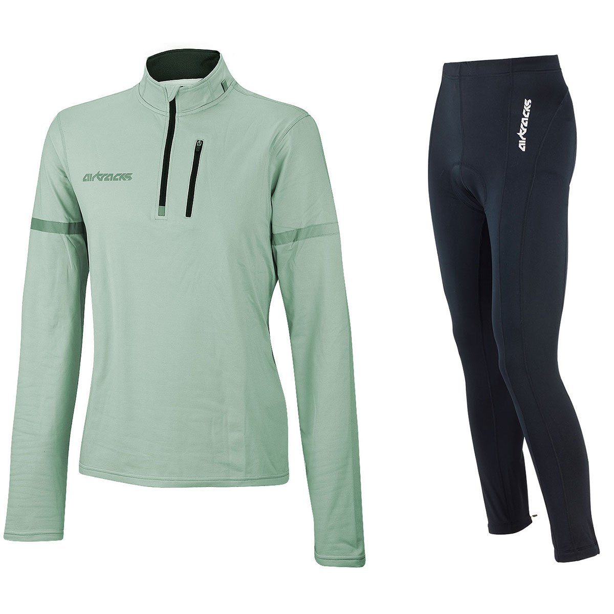 Airtracks Fahrradhose Herren Thermo Radtrikot Set günstig online kaufen